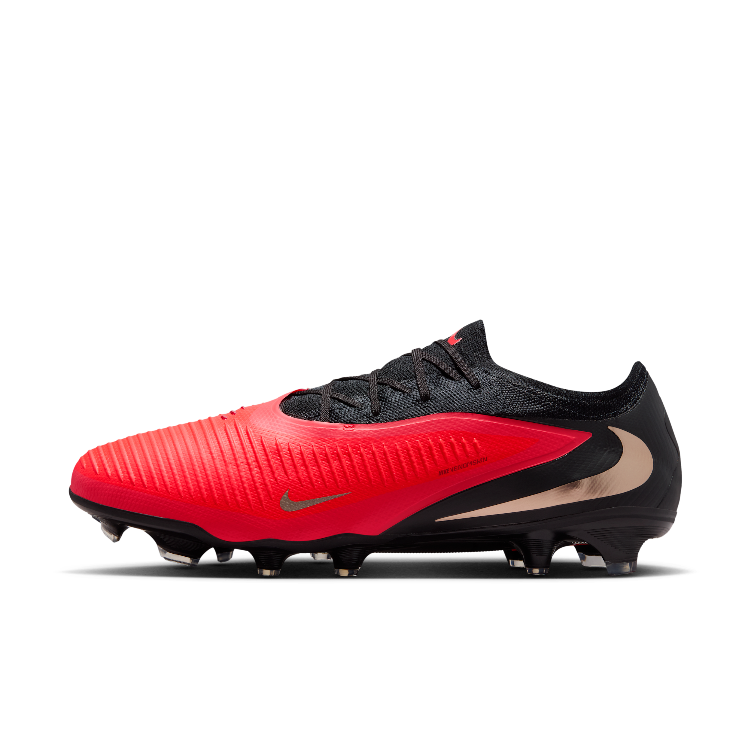 Korki piłkarskie na twardą murawę Nike Phantom 6 Low Pro - Czerwony