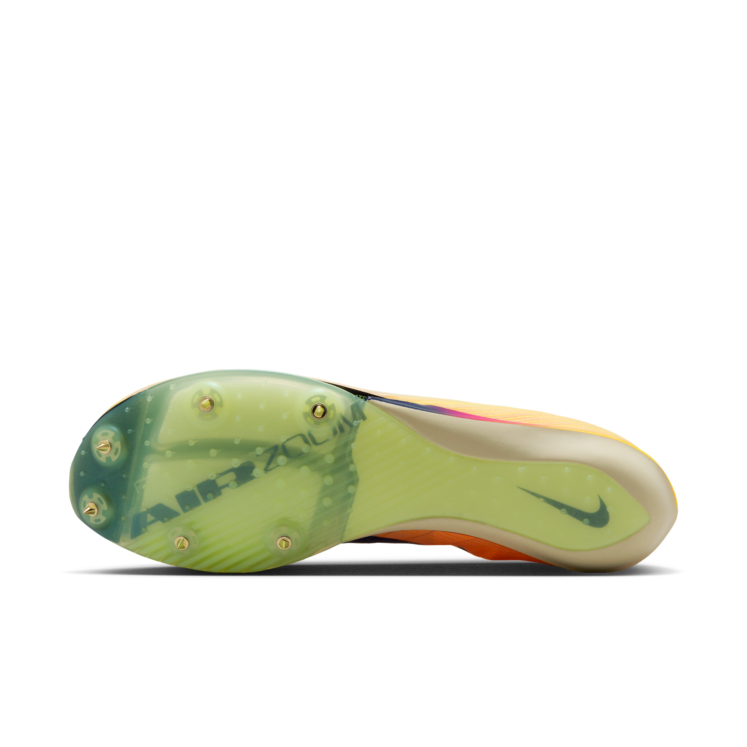 Nike Maxfly 2 Athletics Sprinting Spikes - Yellow - FD8395-800