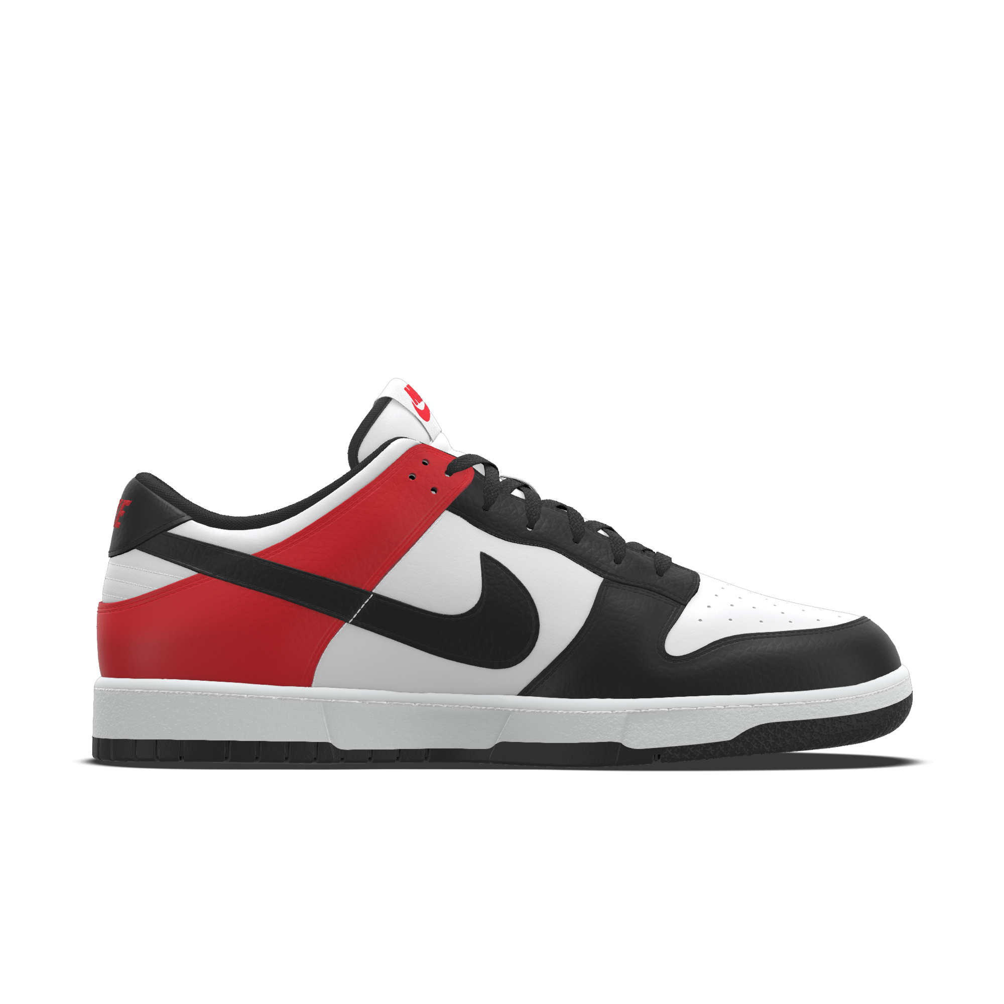 Chaussure personnalisable Nike Dunk Low By You pour Femme - Rouge - 2323249578