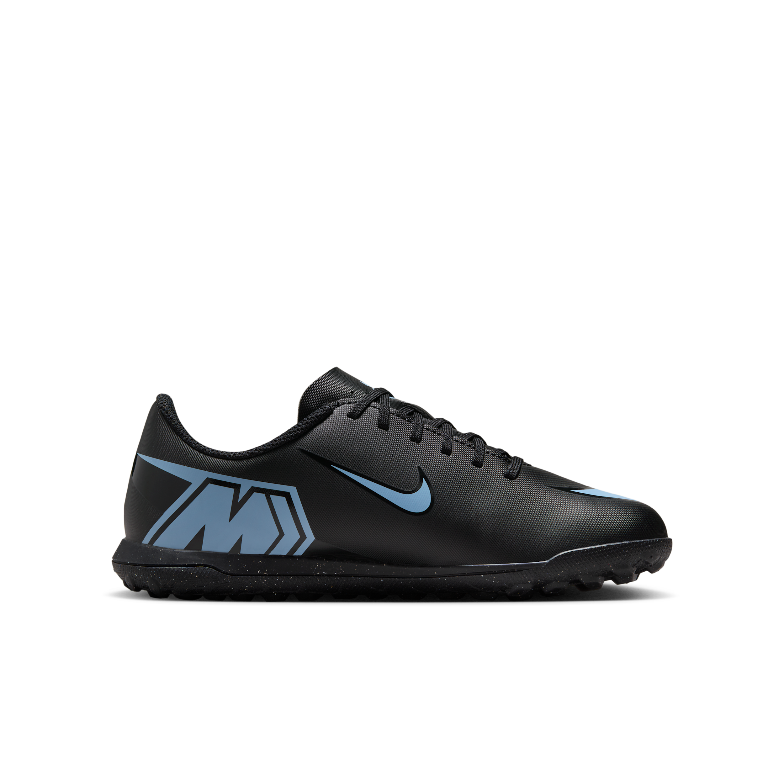 Thumbnail - Nike Jr. Mercurial Vapor 16 Club TF Low-Top-Fußballschuh (jüngere/ältere Kinder) - Schwarz