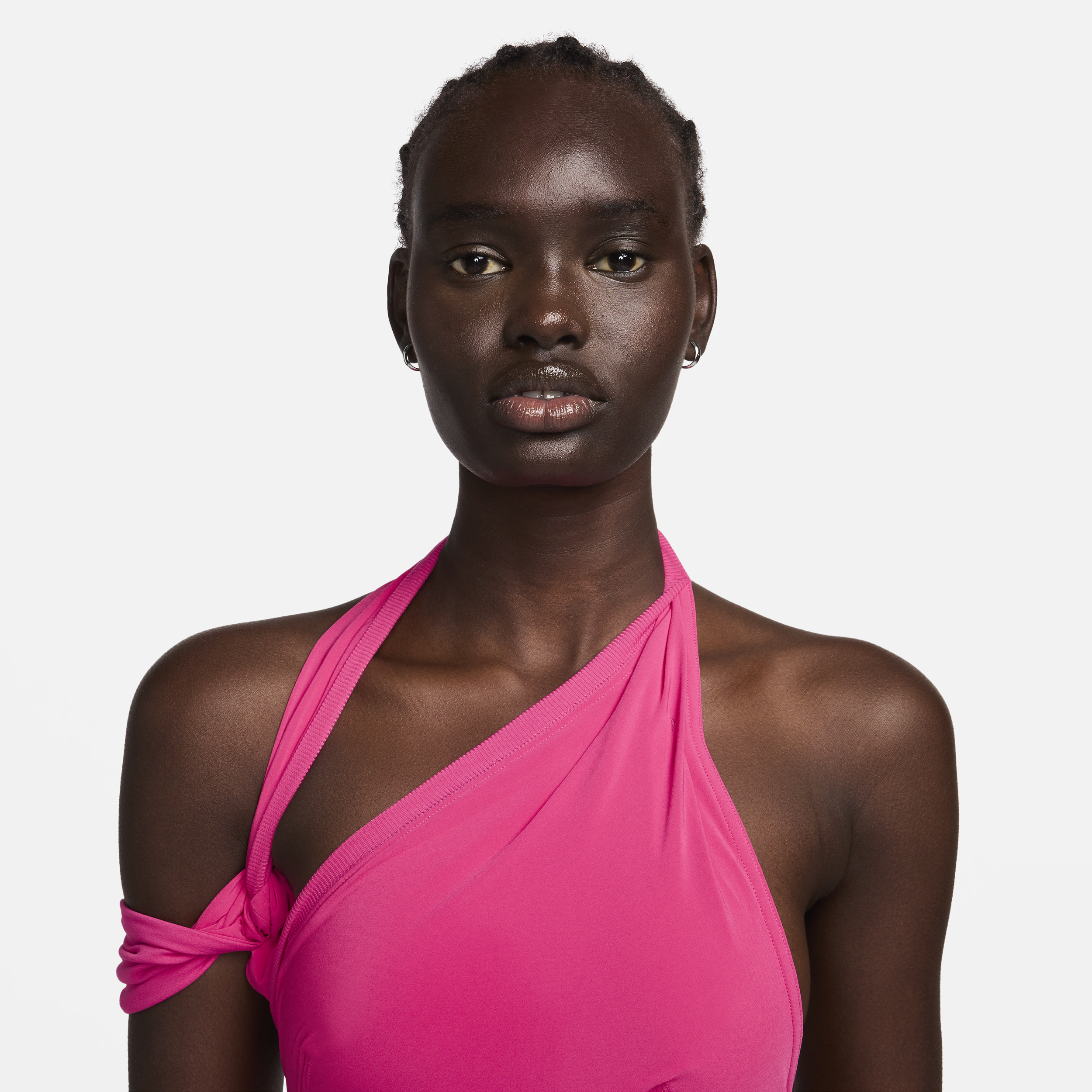 Nike x Jacquemus gelaagde jurk Roze