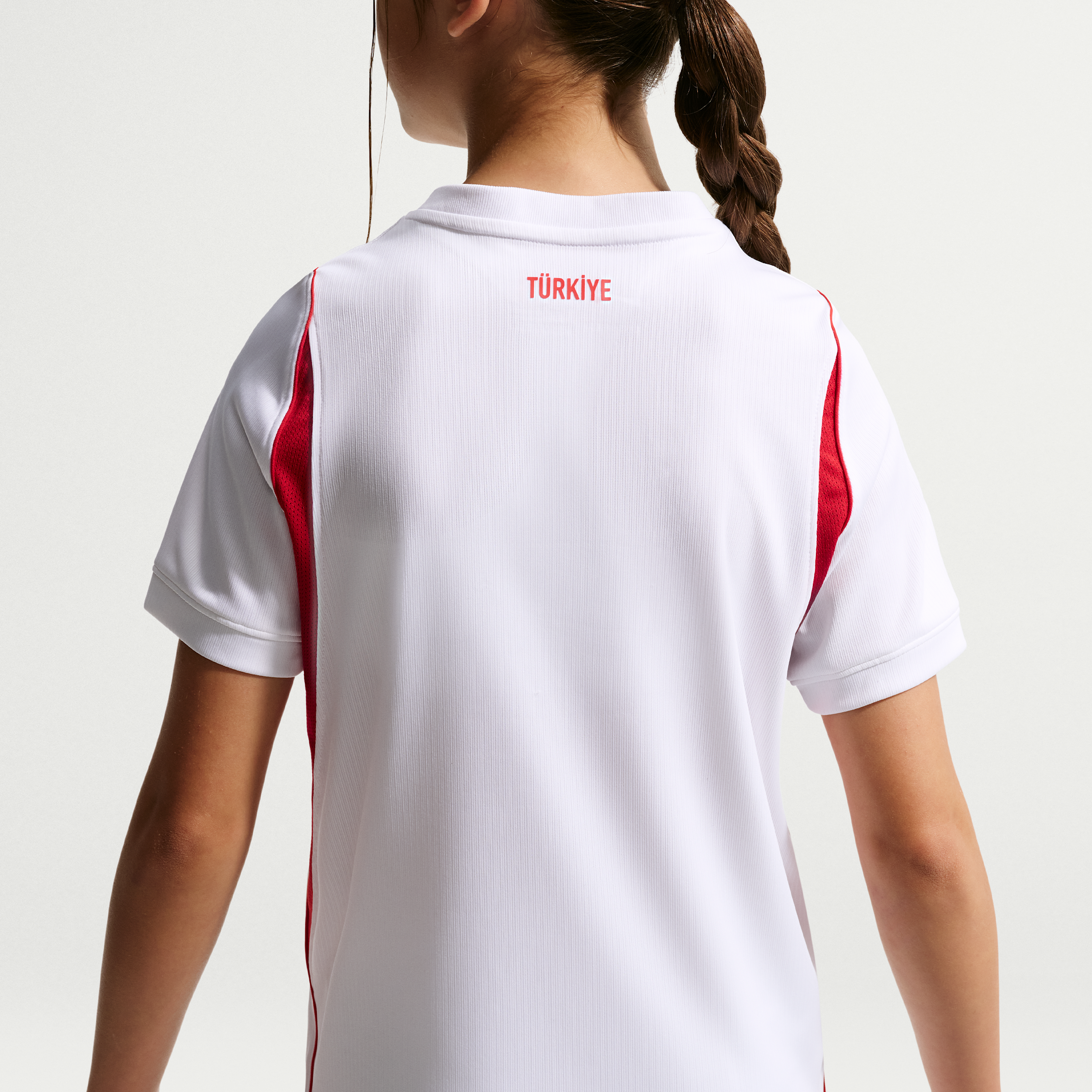 Thumbnail - Türkei 2026 Nike Dri-FIT Replika-Fußballtrikot (Herren) - Weiß