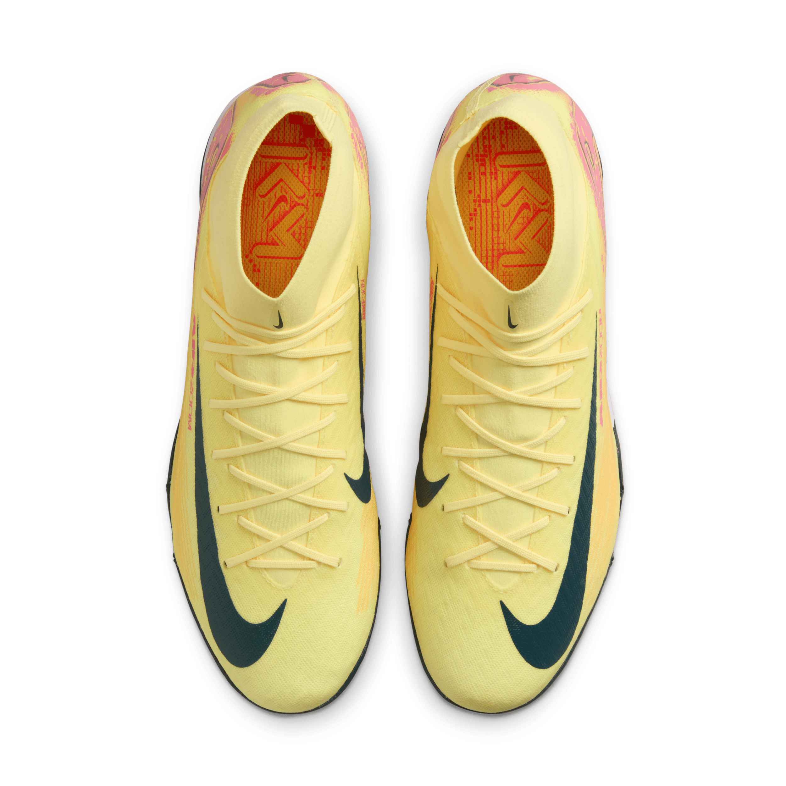 Chaussure de foot montante Nike Mercurial Superfly 10 Academy « Kylian Mbappé » pour surface synthétique - Orange