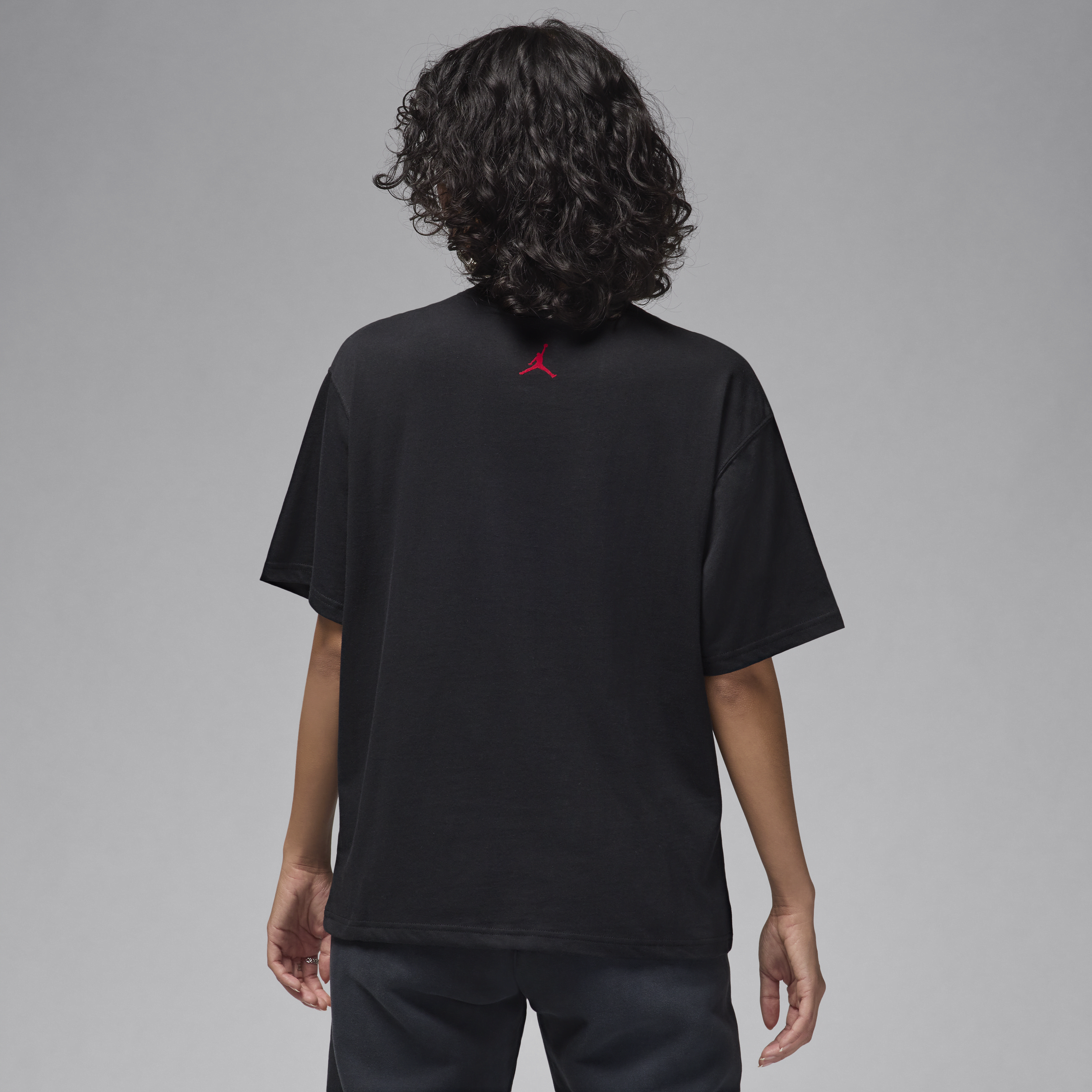 T-shirt à motif Jordan pour femme - Noir