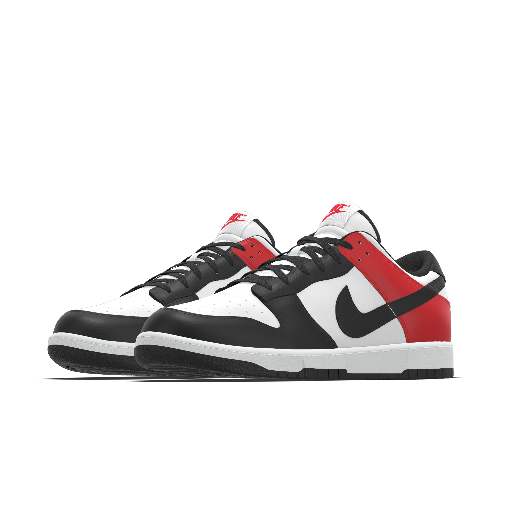 Chaussure personnalisable Nike Dunk Low By You pour Femme - Rouge - 2323249578