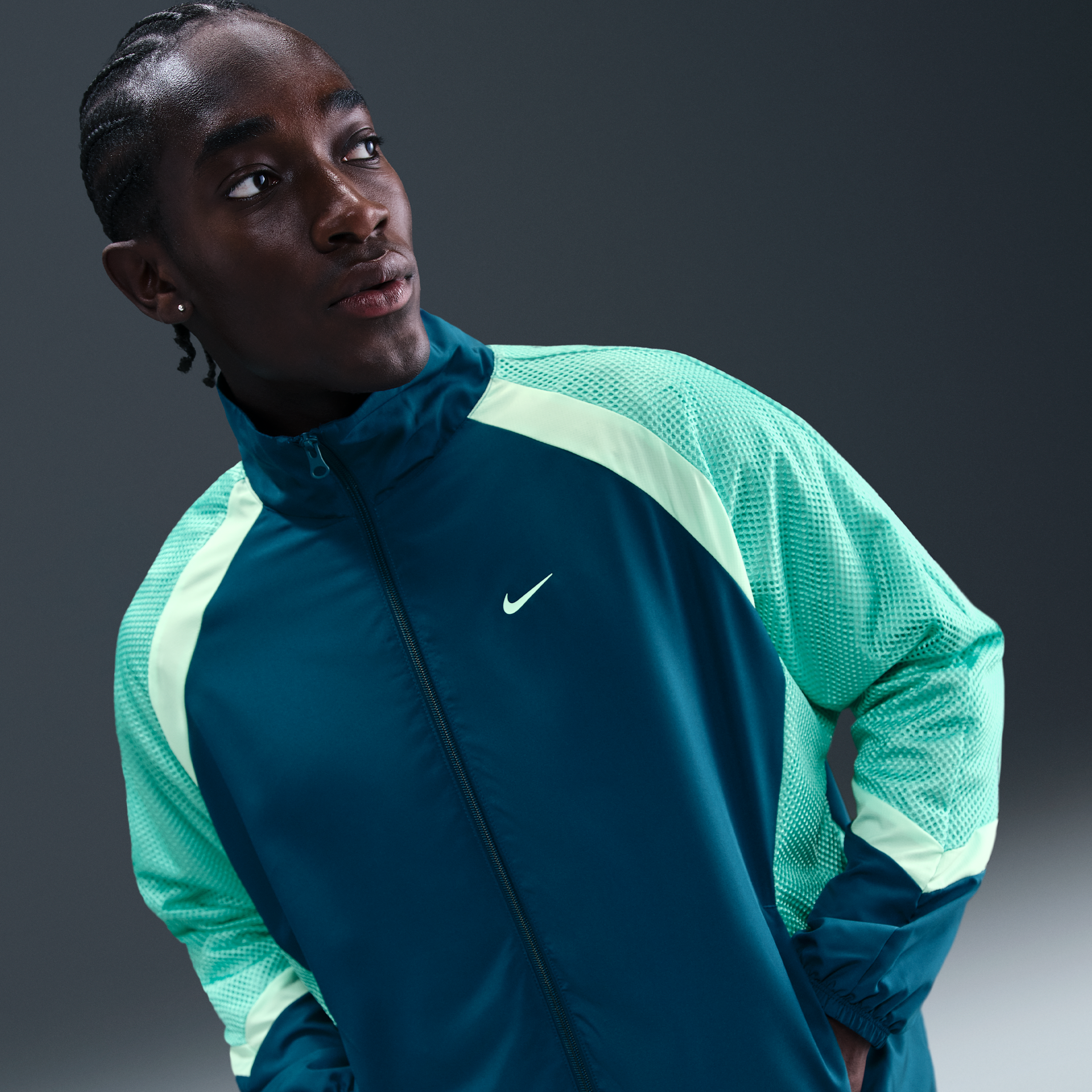 Giacca da basket in tessuto Nike Icon – Uomo - Blu