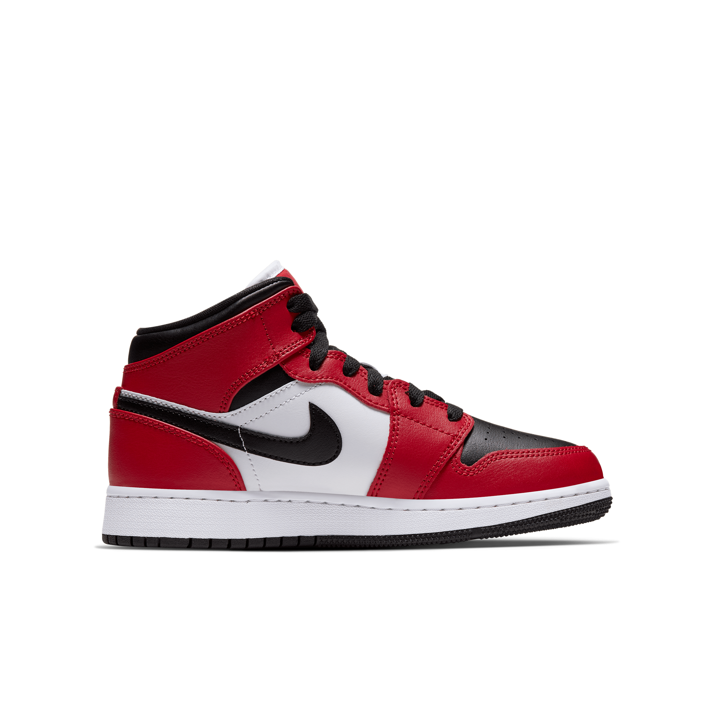 Jordan 1 Mid-sko til større børn - sort - 554725-069