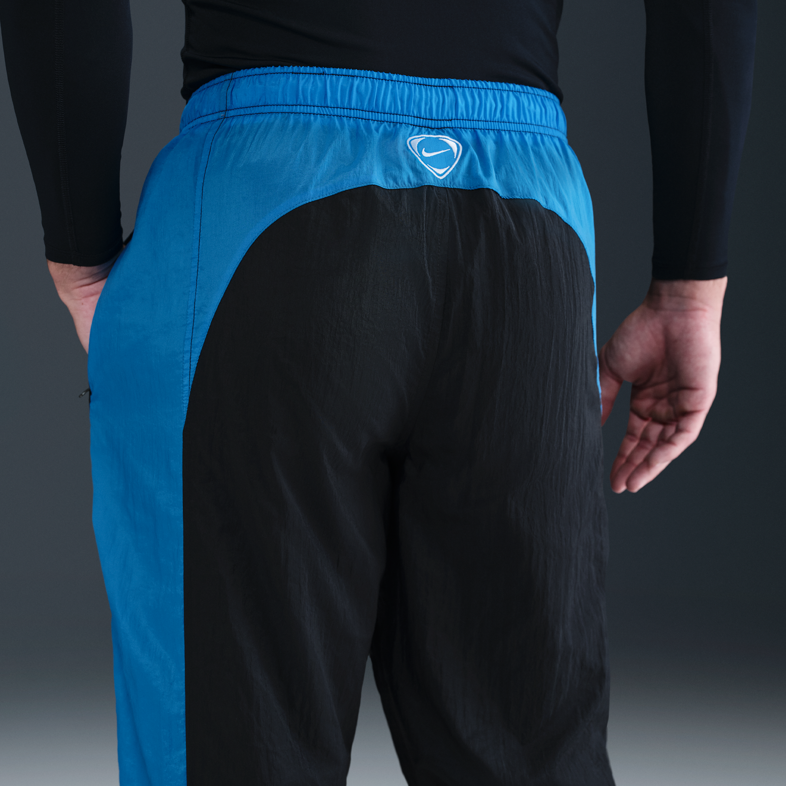 Thumbnail - Atlético Madrid Third Nike Total 90 Fußball-Trainingshose aus Webmaterial (Herren) - Schwarz