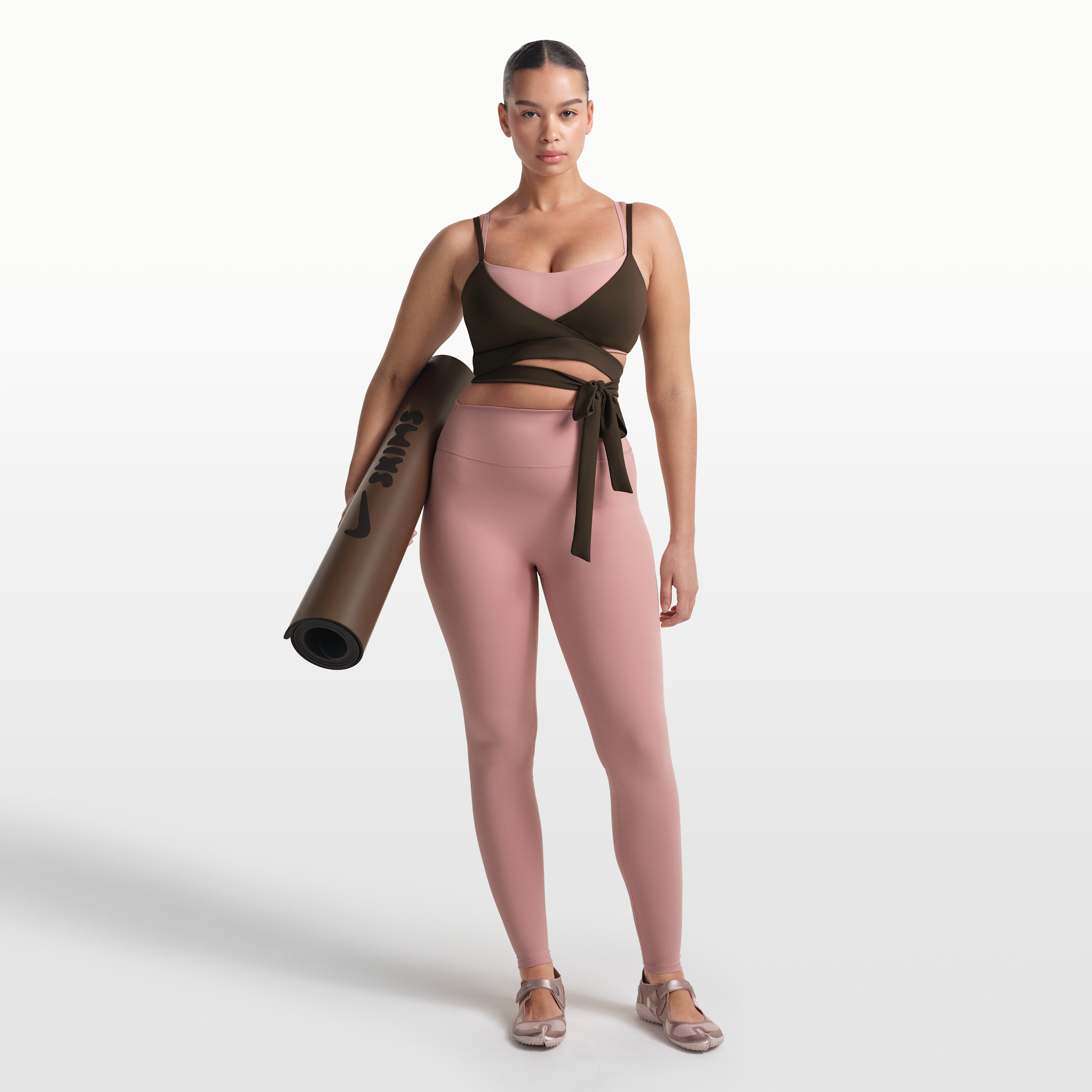 Thumbnail - NikeSKIMS Matte Leggings mit 74 cm hohem Bund (Damen) - Pink