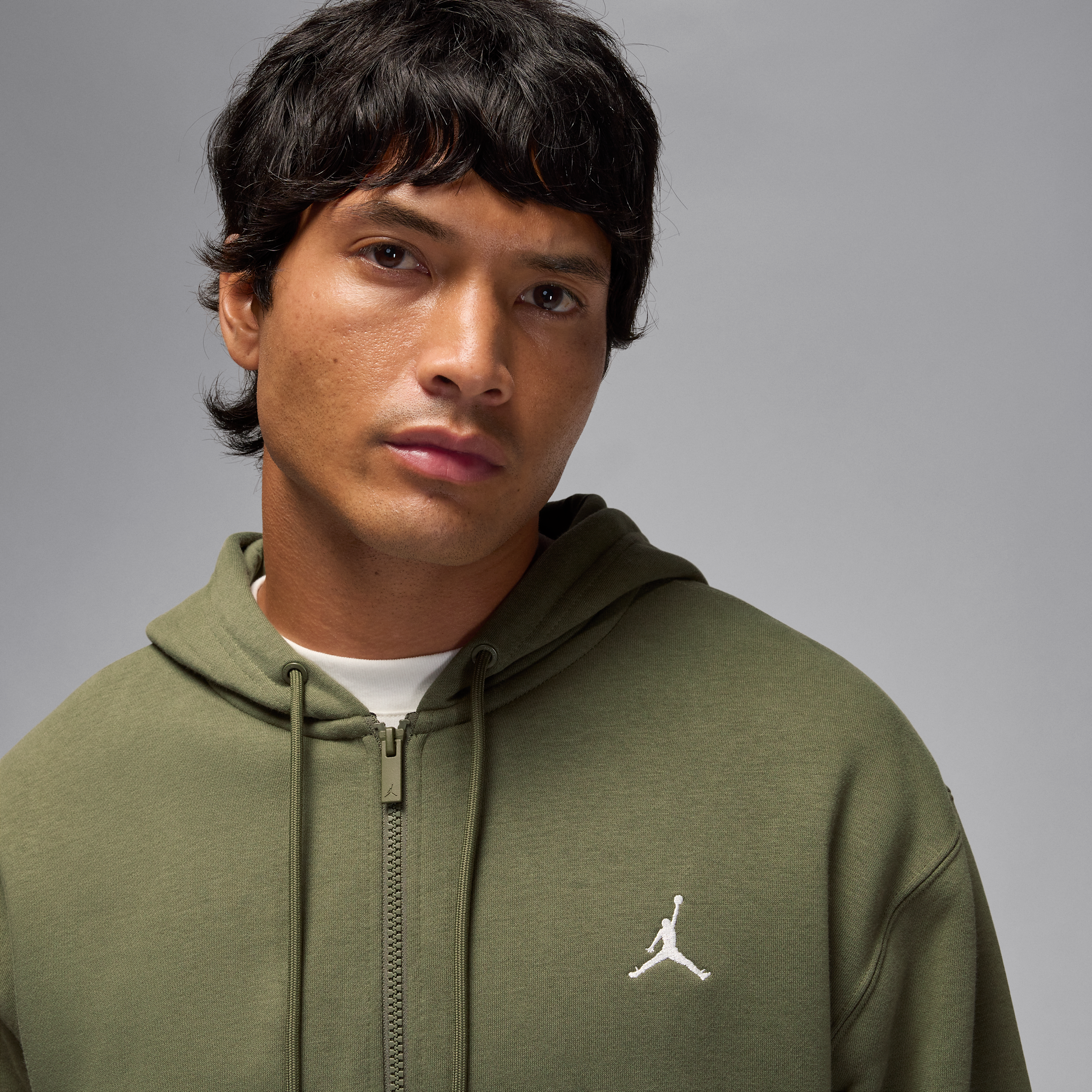 Thumbnail - Jordan Brooklyn Fleece Kapuzenjacke (Herren) - Grün