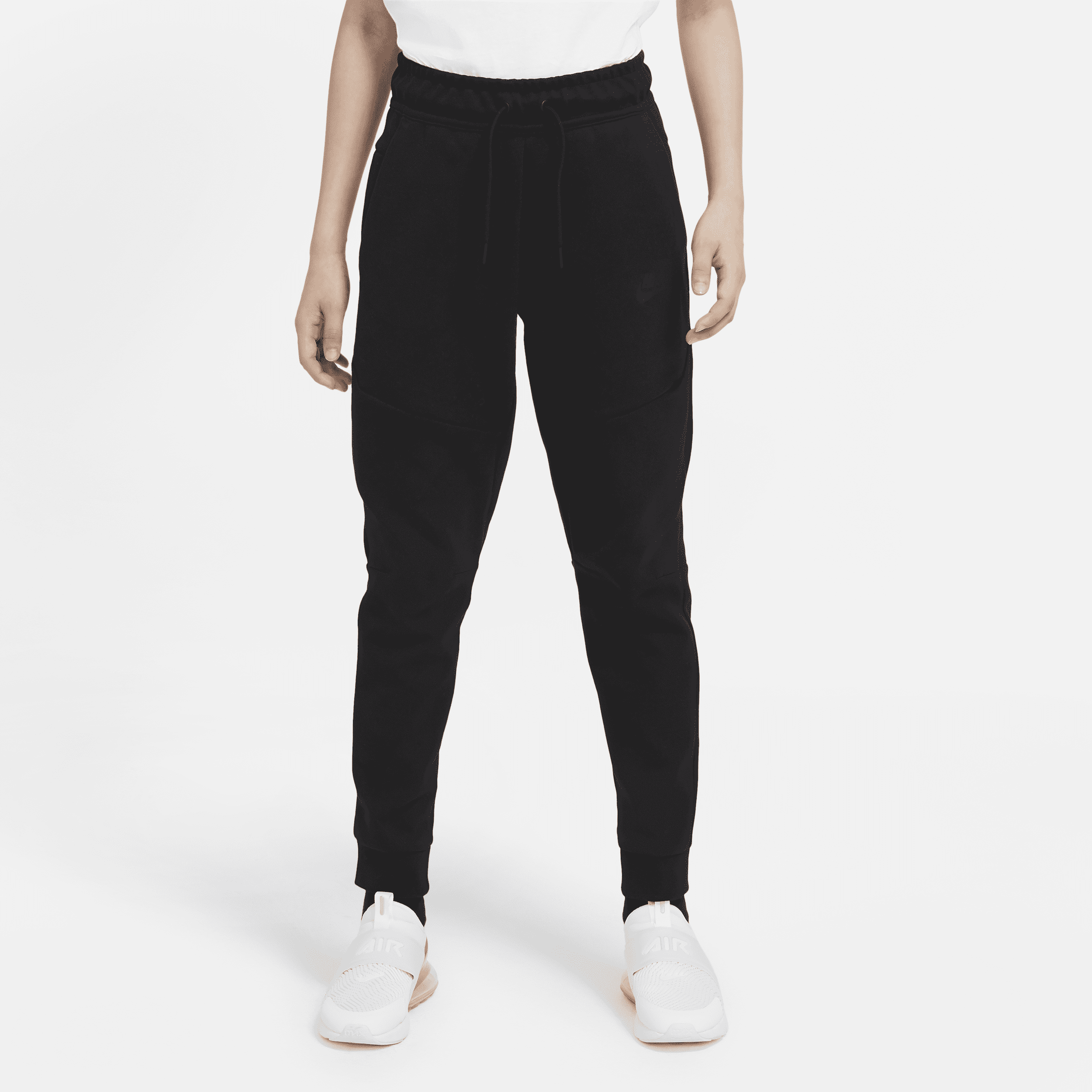 Nike Sportswear Tech Fleece Bukse For Store Barn (Gutt) - Svart