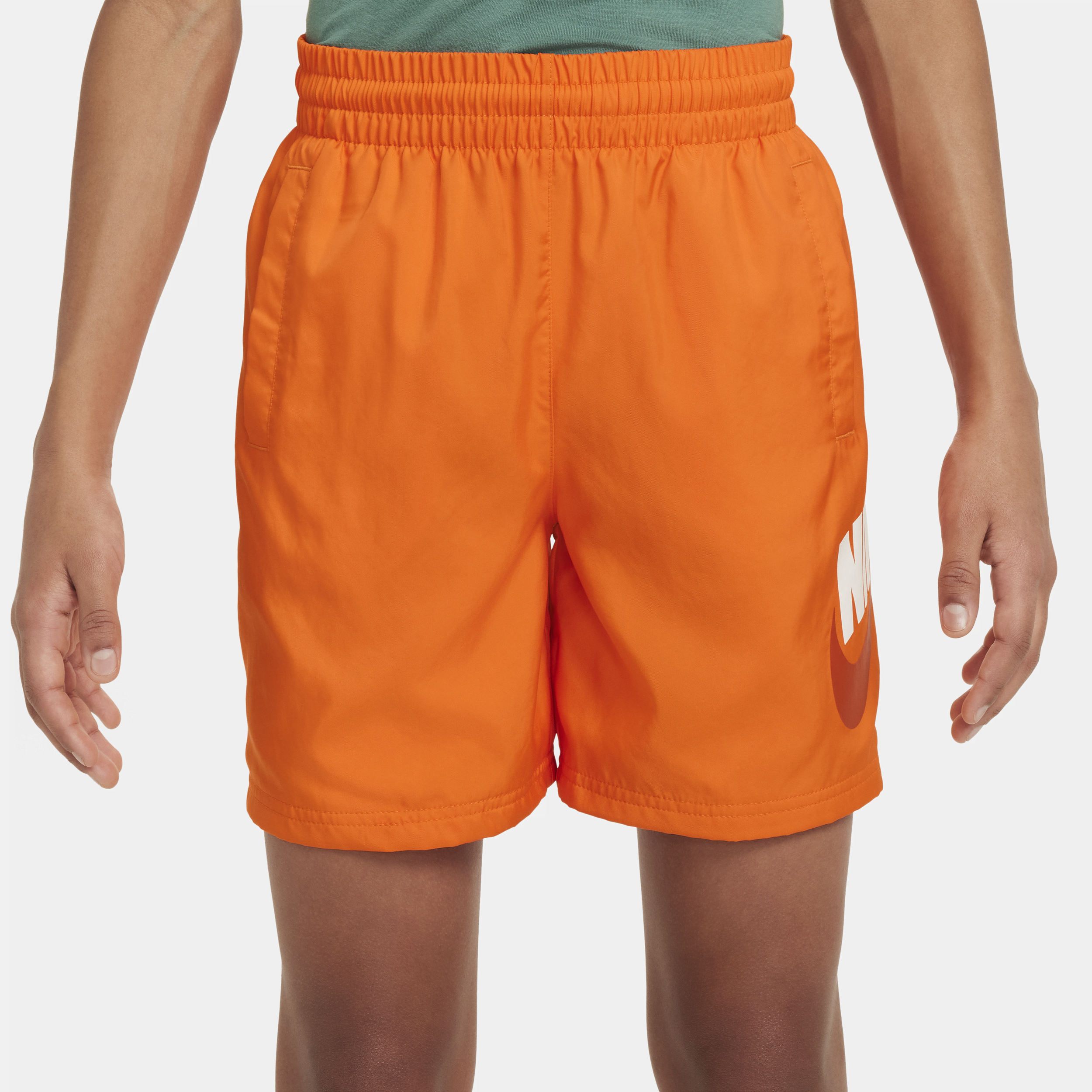 Nike Sportswear geweven kindershorts Oranje