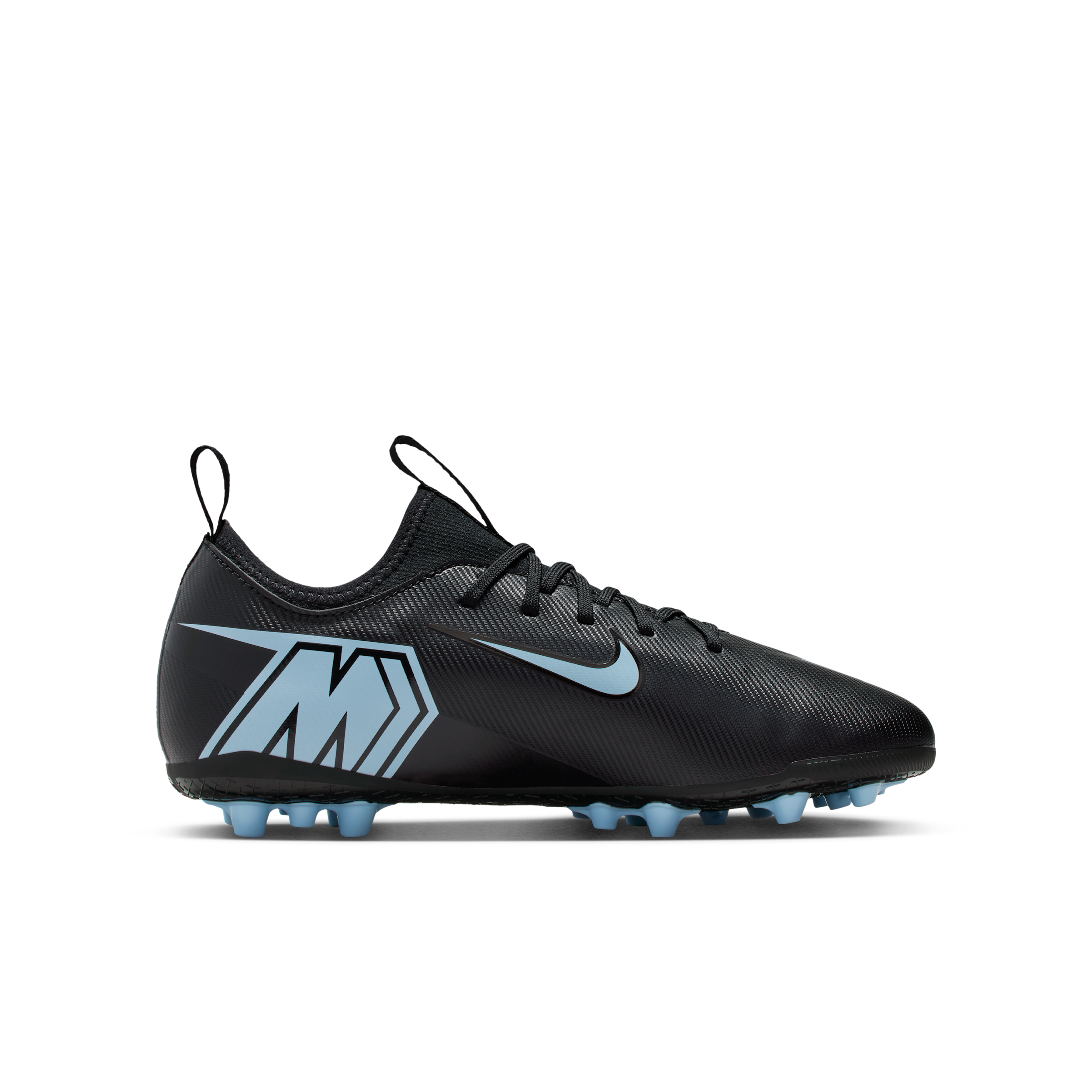 Thumbnail - Nike Jr. Mercurial Vapor 16 Academy AG Low-Top-Fußballschuh (jüngere/ältere Kinder) - Schwarz
