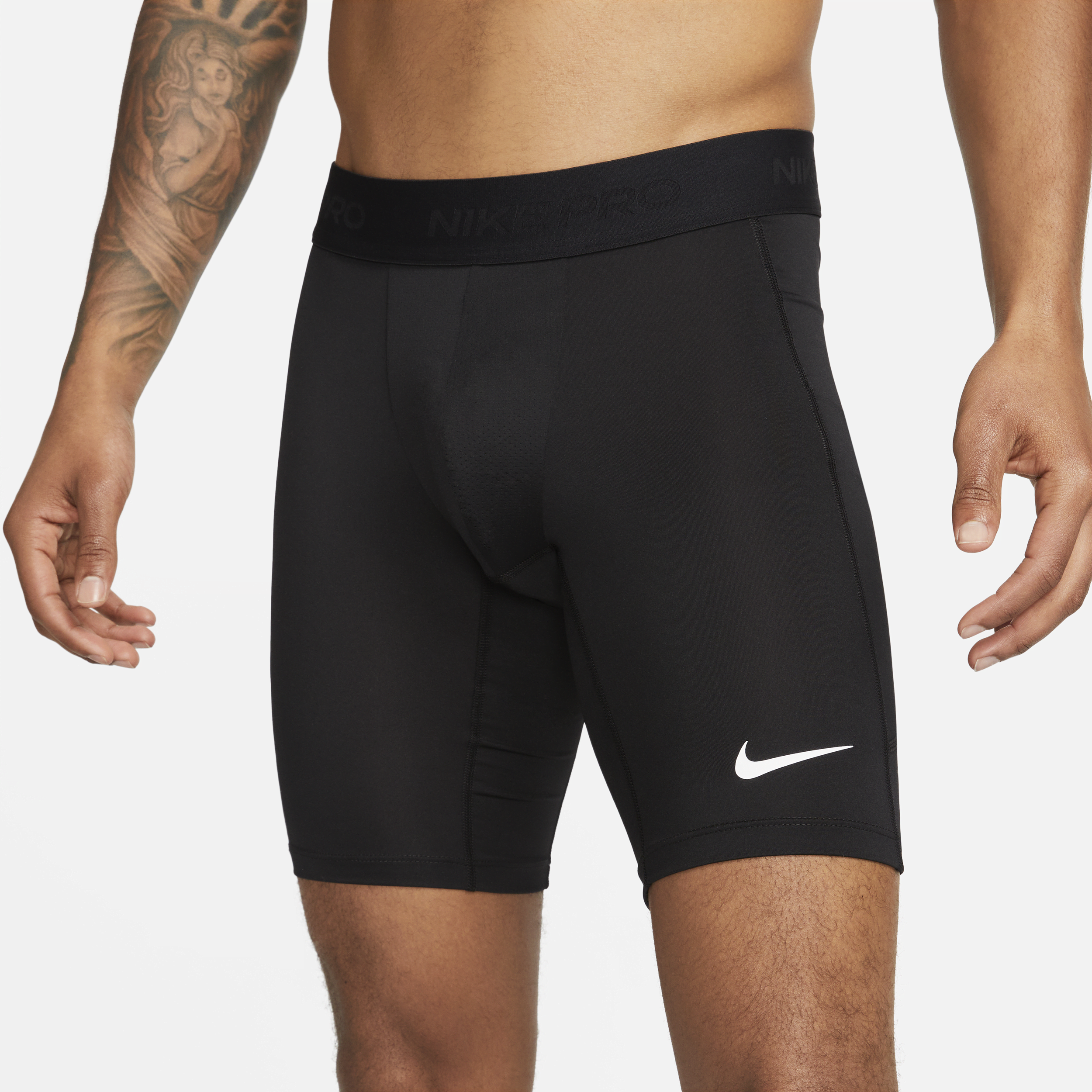 Short de fitness long Dri-FIT Nike Pro pour homme - Noir