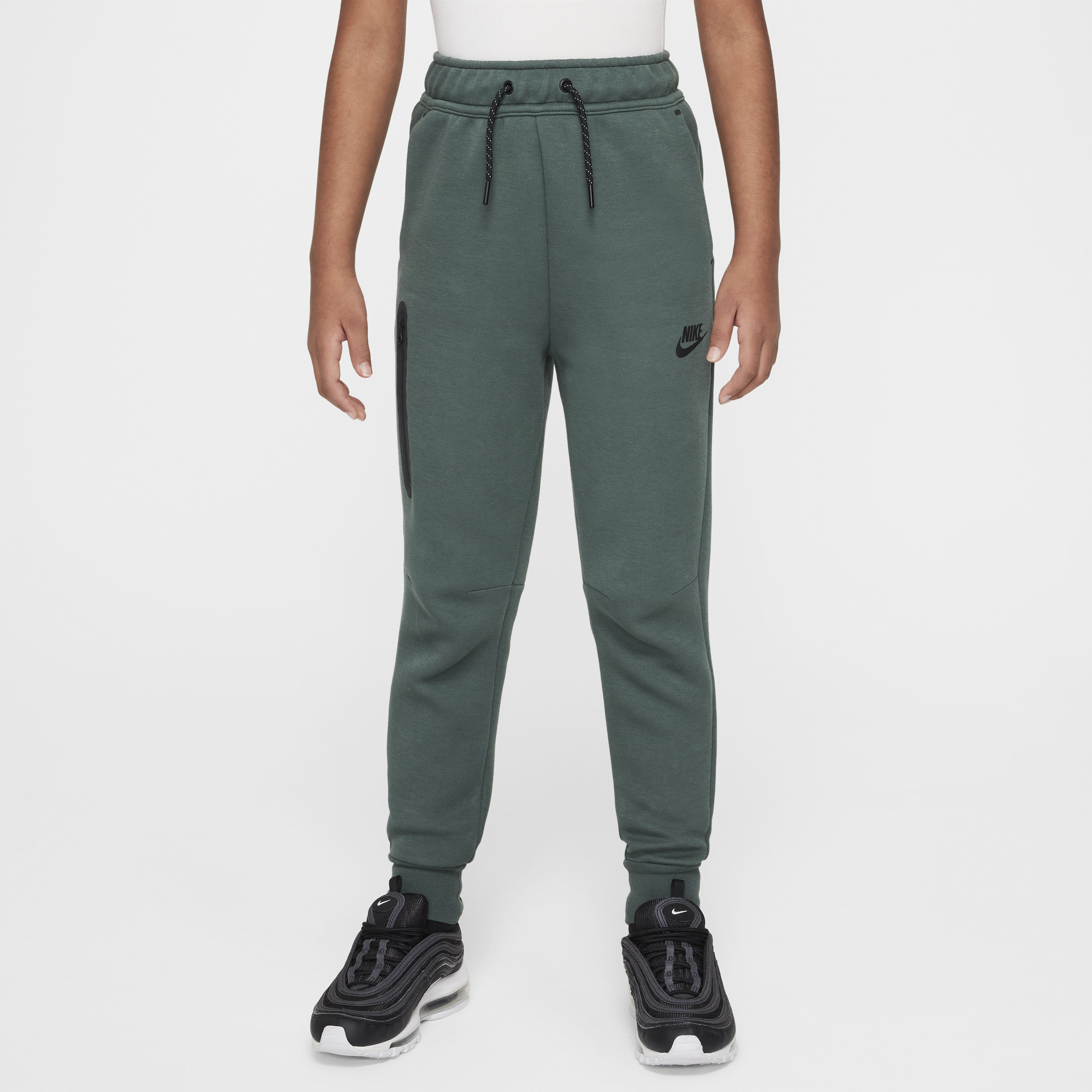 Pantalon de jogging Nike Sportswear Tech Fleece pour fille - Vert