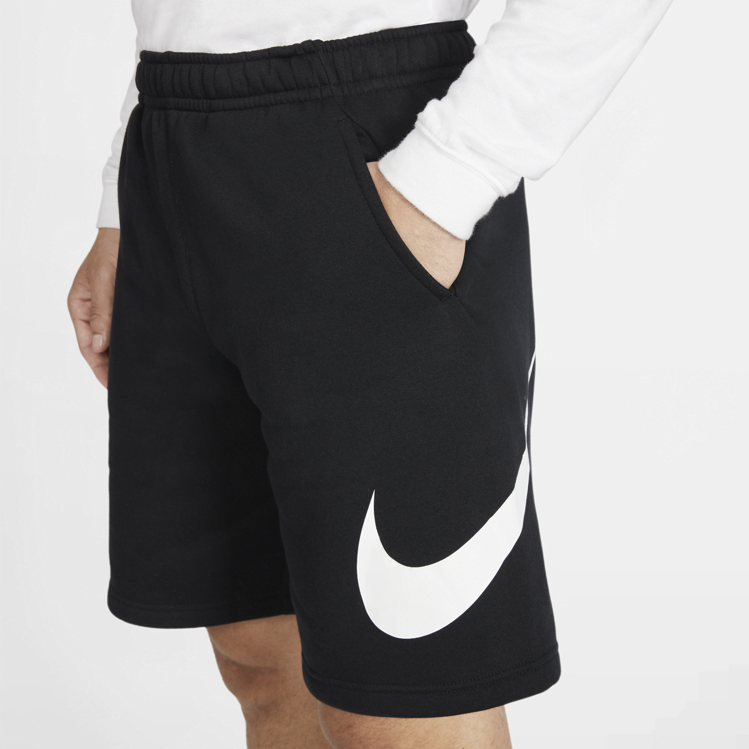 Short imprimé Nike Sportswear Club pour Homme - Noir