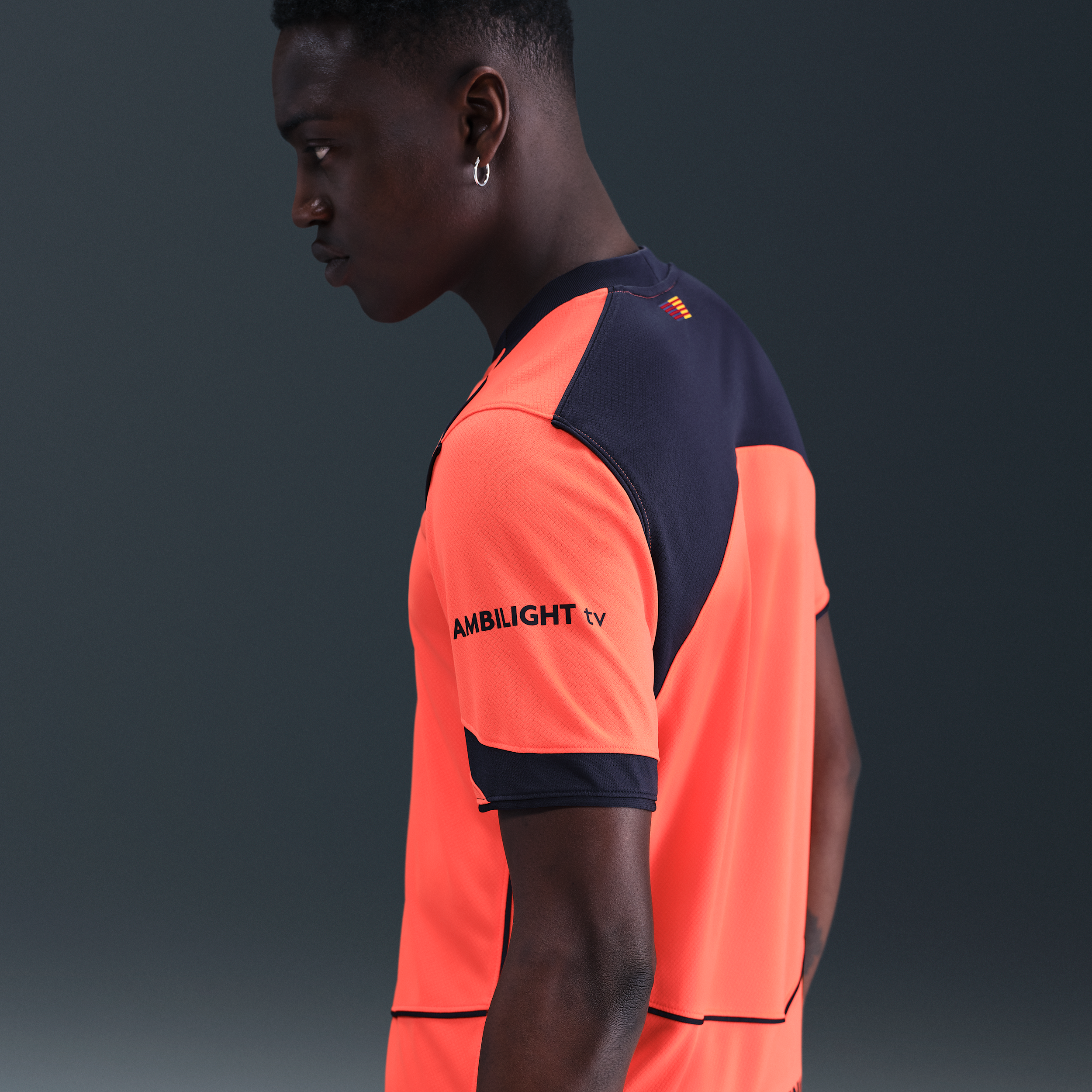 Thumbnail - FC Barcelona 2025/26 Stadium Third Nike Dri-FIT Total 90 Replika-Fußballtrikot (Herren) - Orange