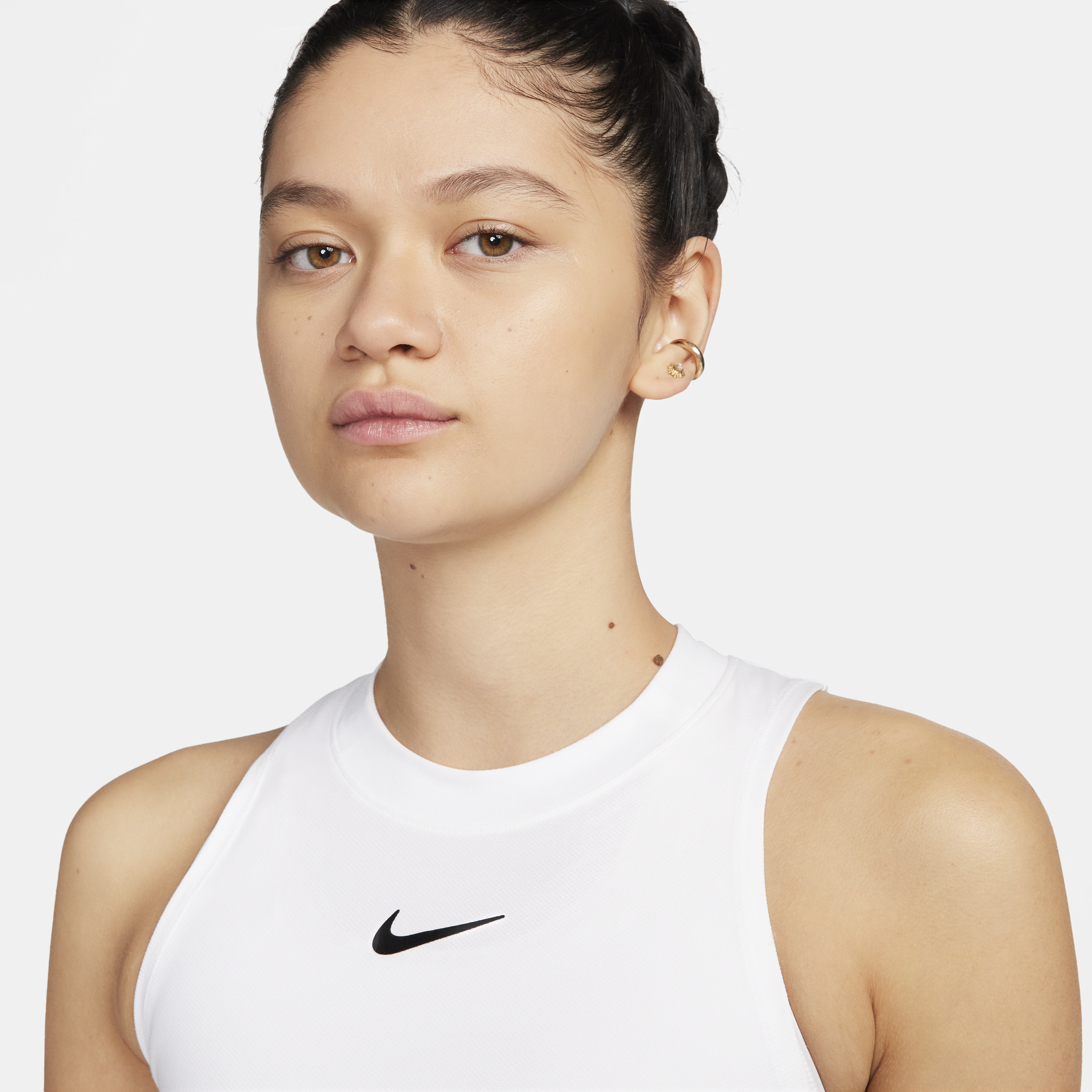 Nike Court Advantage Dri-FIT tennistanktop voor dames Wit