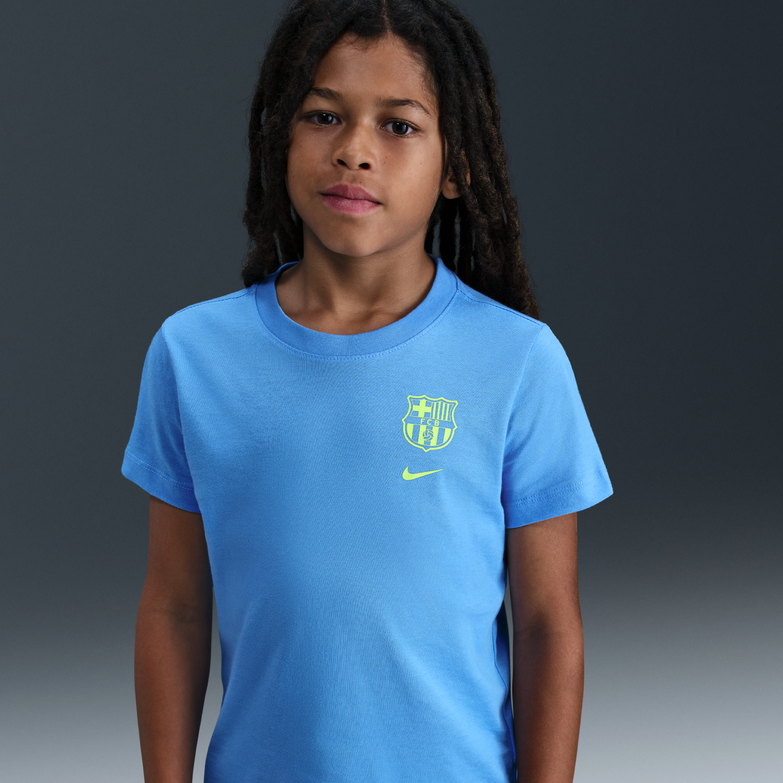 Nike FC Barcelona Supporter  voetbalshirt - Blauw