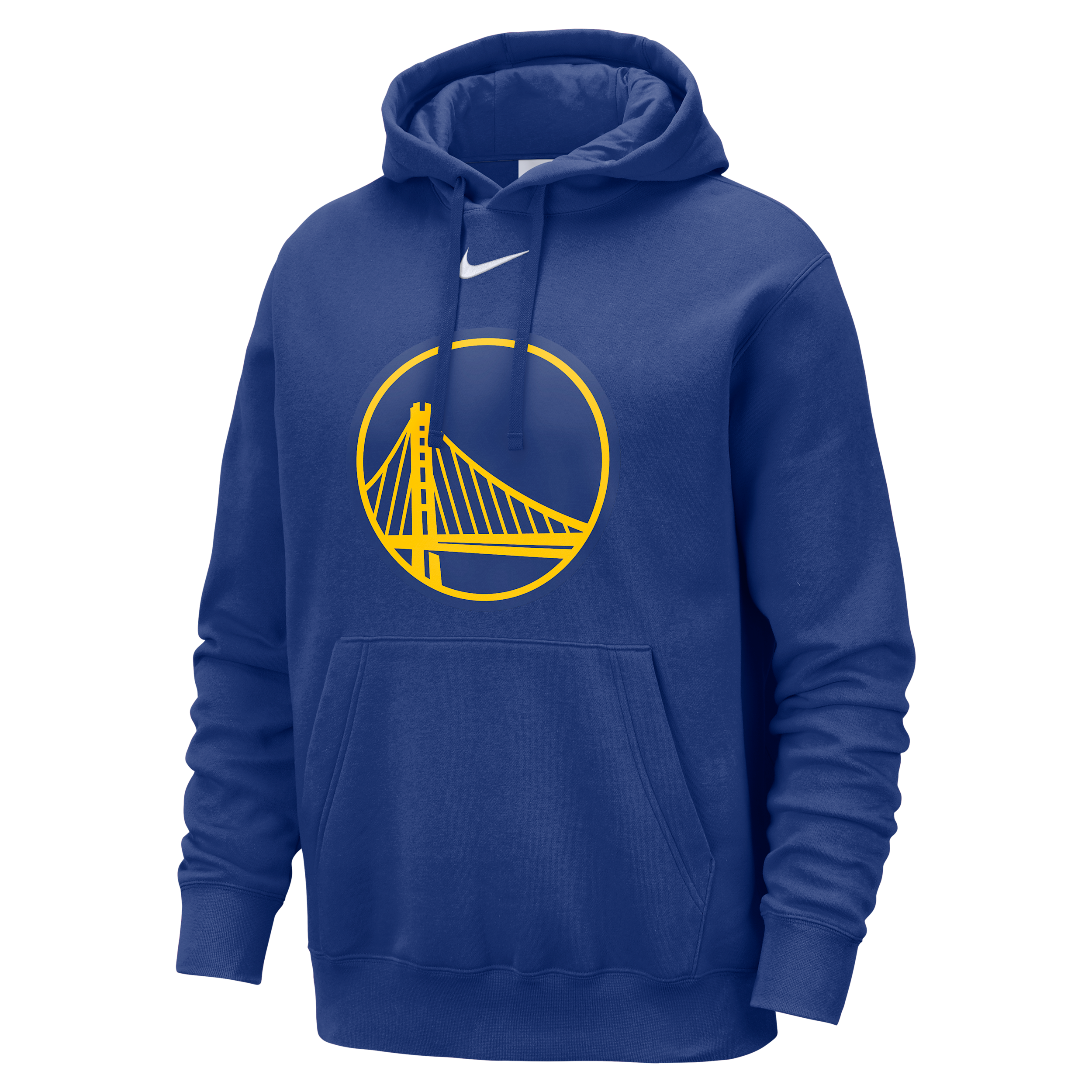 Felpa pullover con cappuccio Golden State Warriors Club Nike NBA – Uomo - Blu