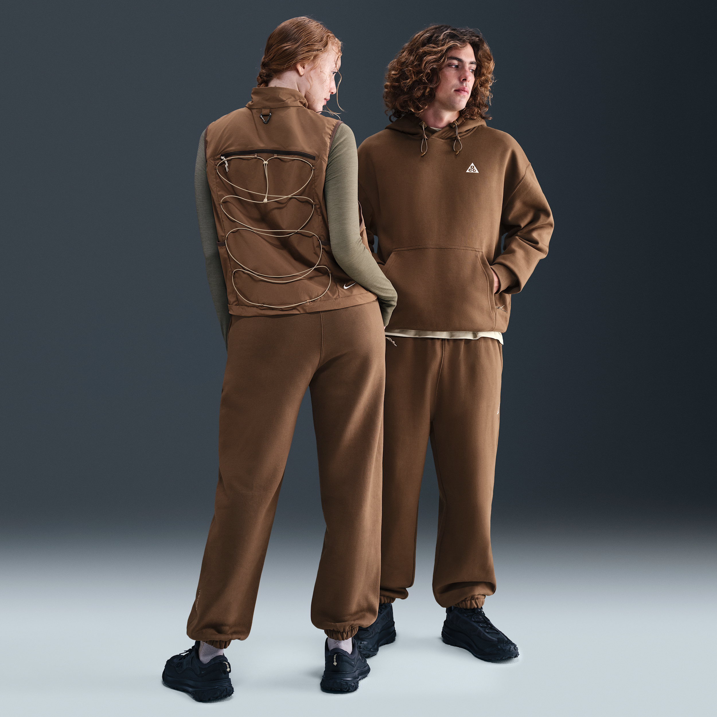 Thumbnail - Nike ACG "Tuff Fleece"-Hose - Braun