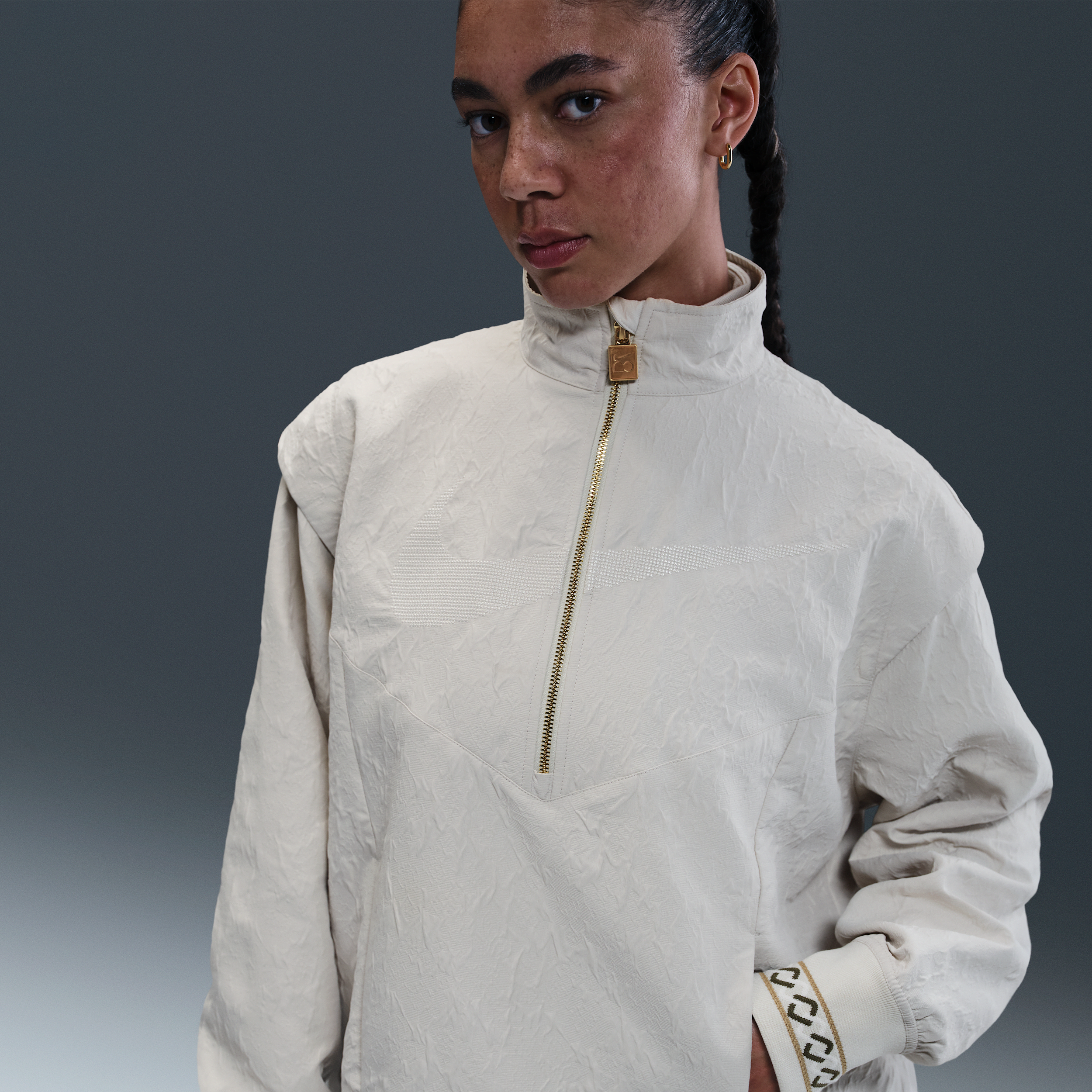 Nike Naomi Osaka oversized jack - Grijs