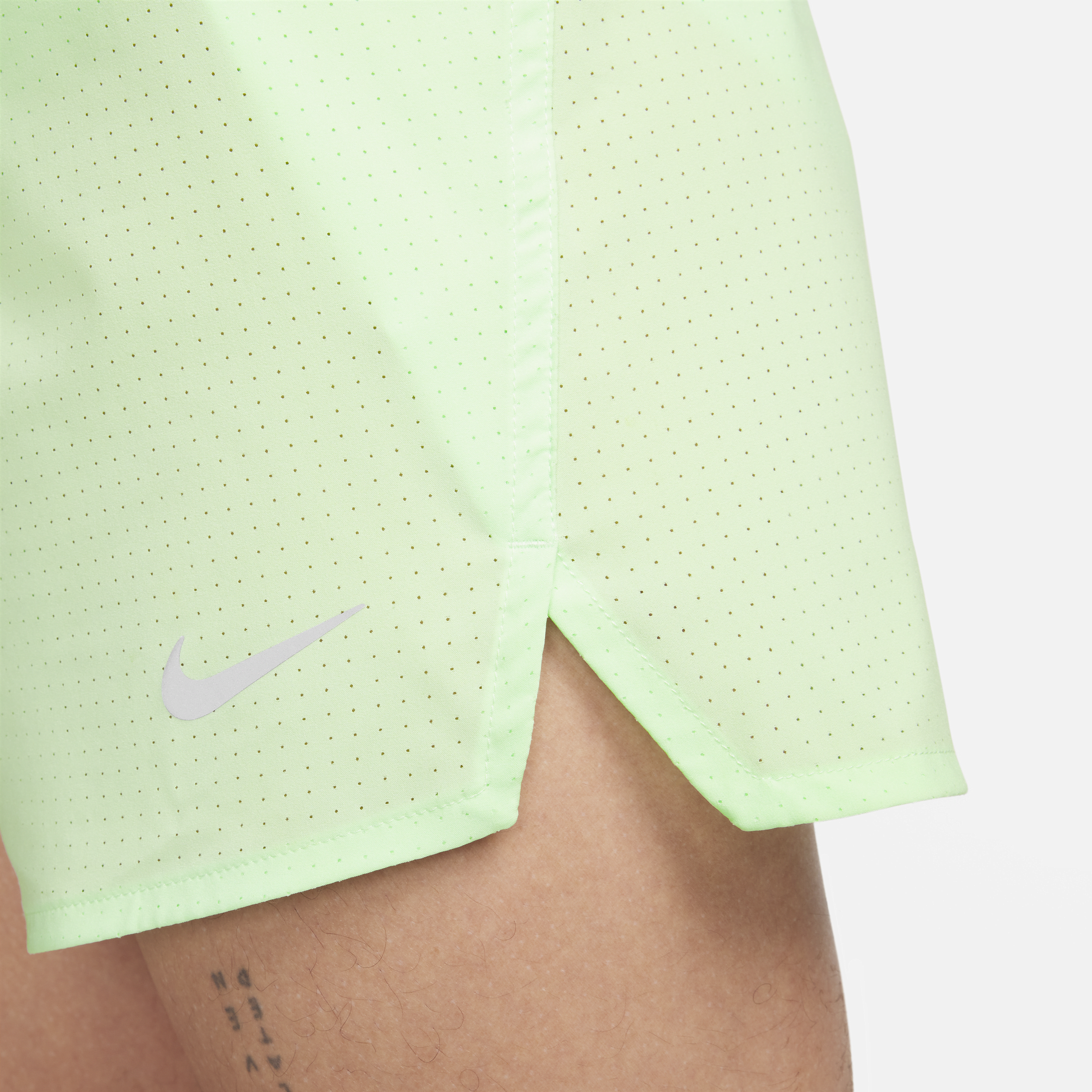 Nike Fast Dri-FIT hardloopshorts met binnenbroek voor heren (8 cm) Groen