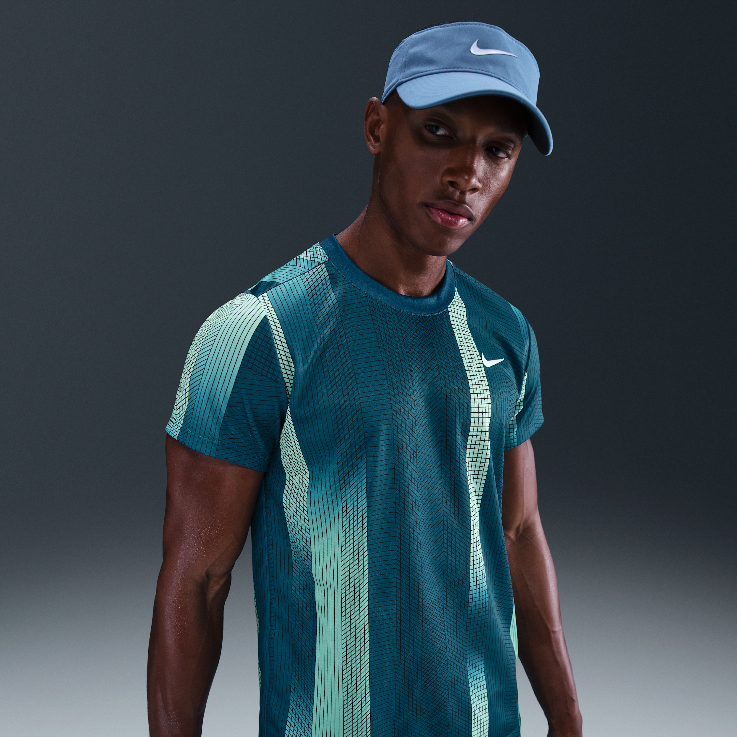 Thumbnail - NikeCourt Victory Dri-FIT Tennisoberteil für Herren - Blau