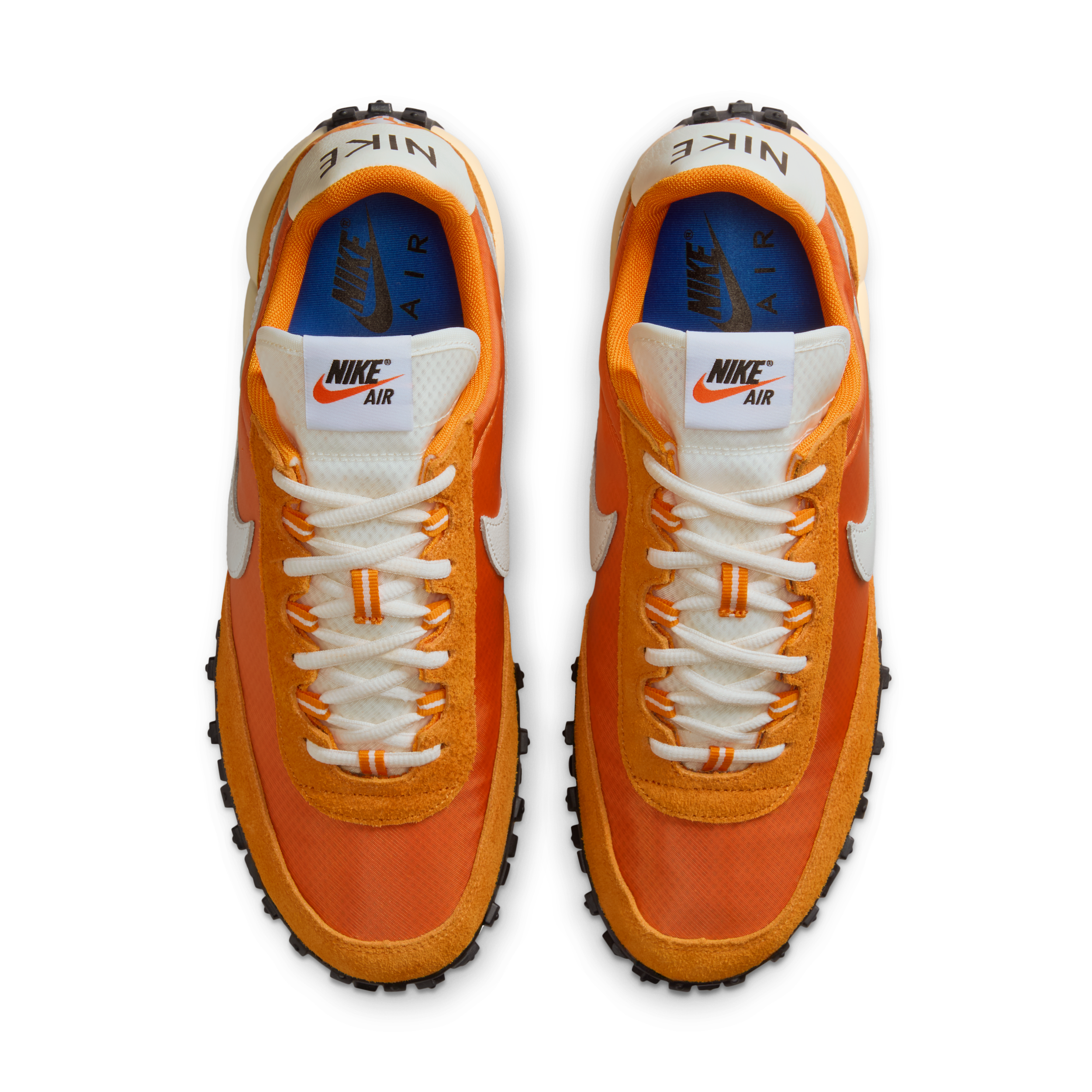 nike waffle racer orange