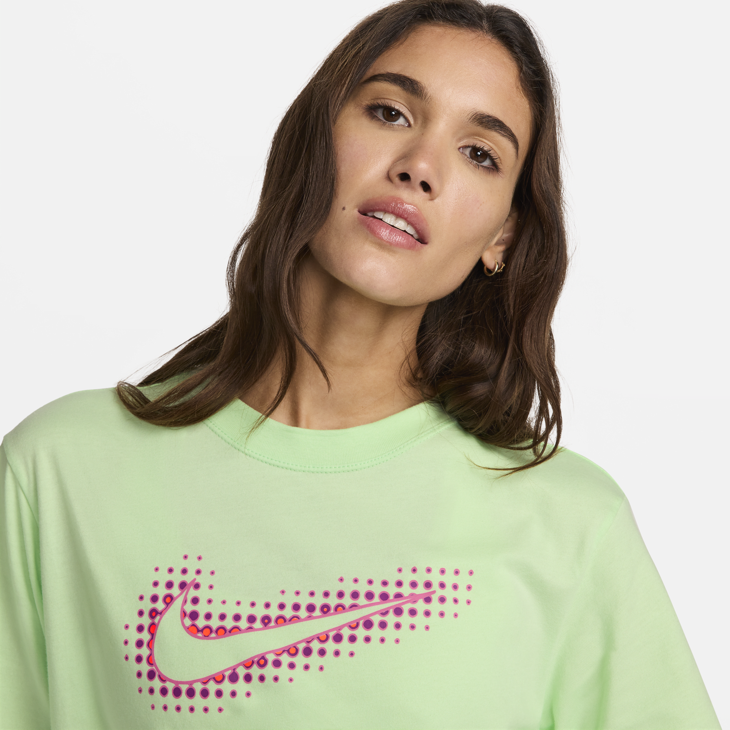Nike Sportswear T-shirt met graphic voor dames Groen