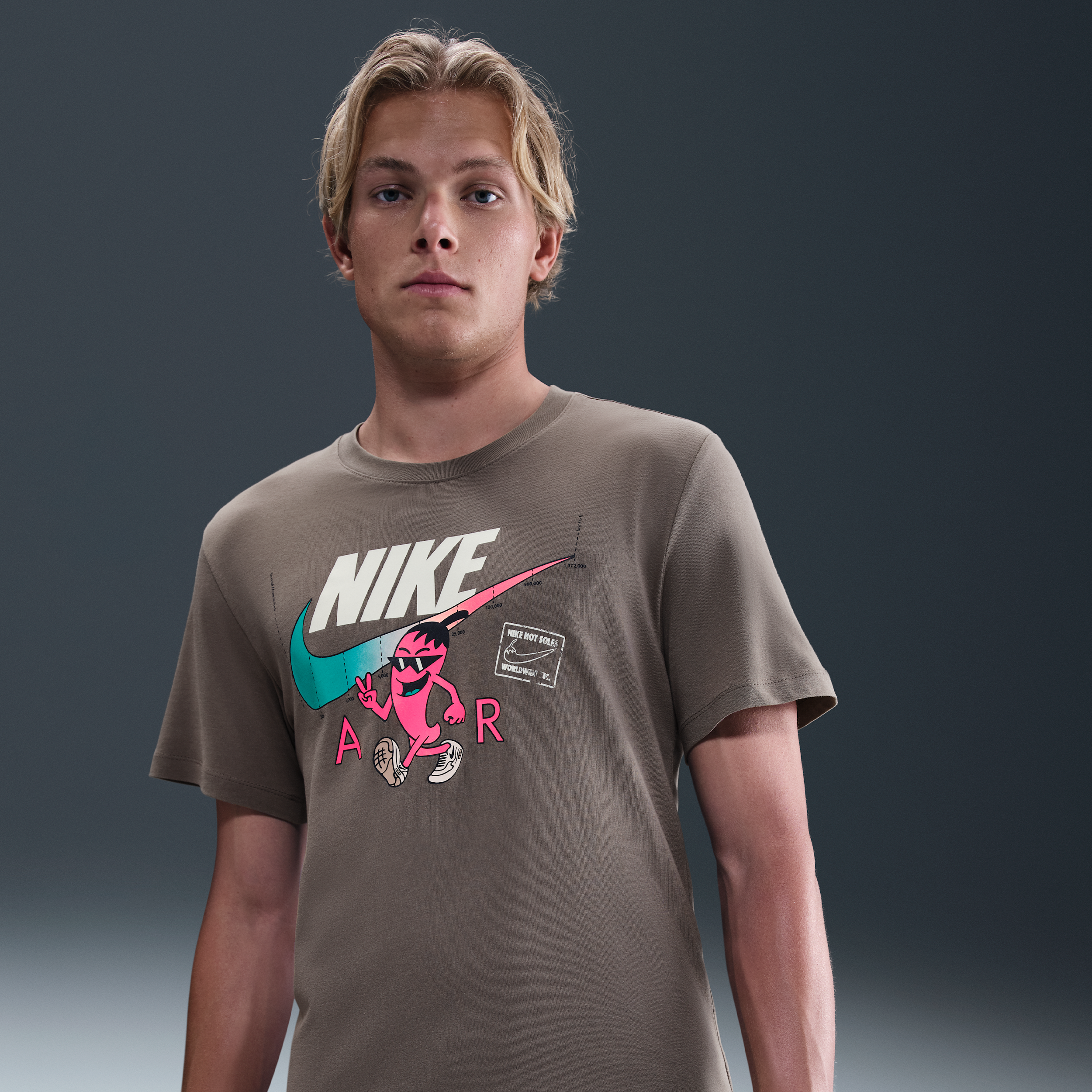 Thumbnail - Nike Sole Food T-Shirt - Grau