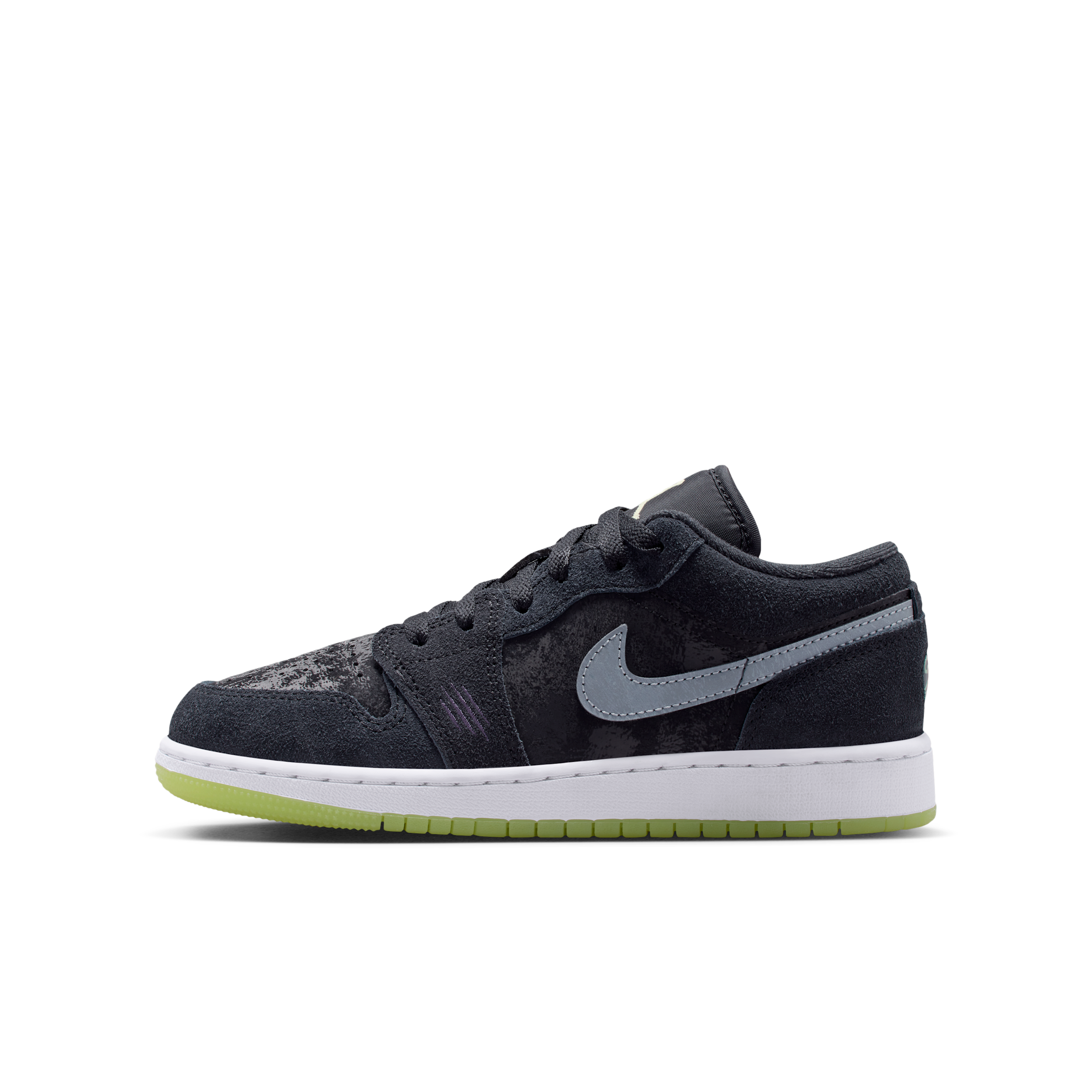 Nike Air Jordan 1 Low Older Kids Shoes - Black