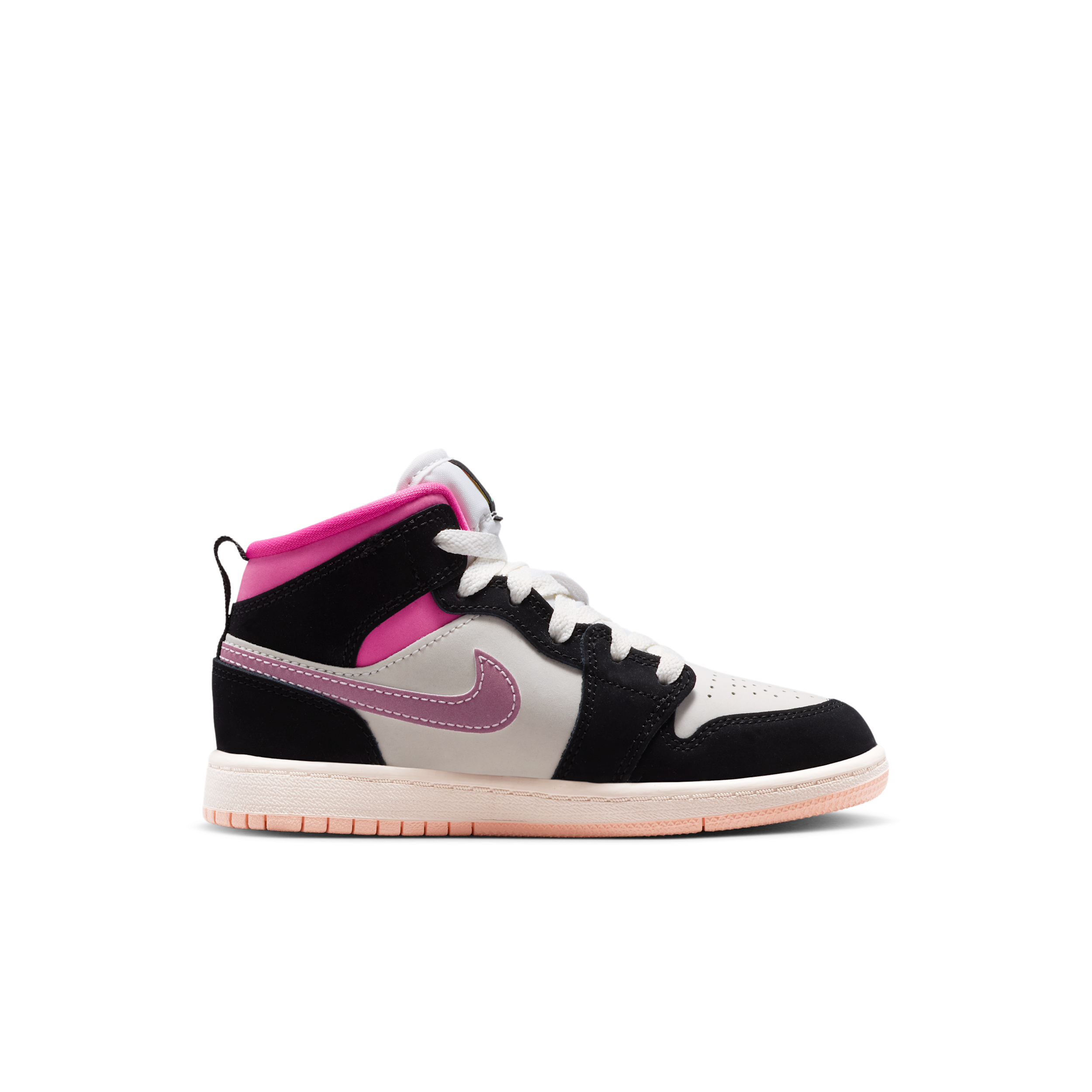 Chaussure Jordan 1 Mid pour enfant - Noir - II1252-001