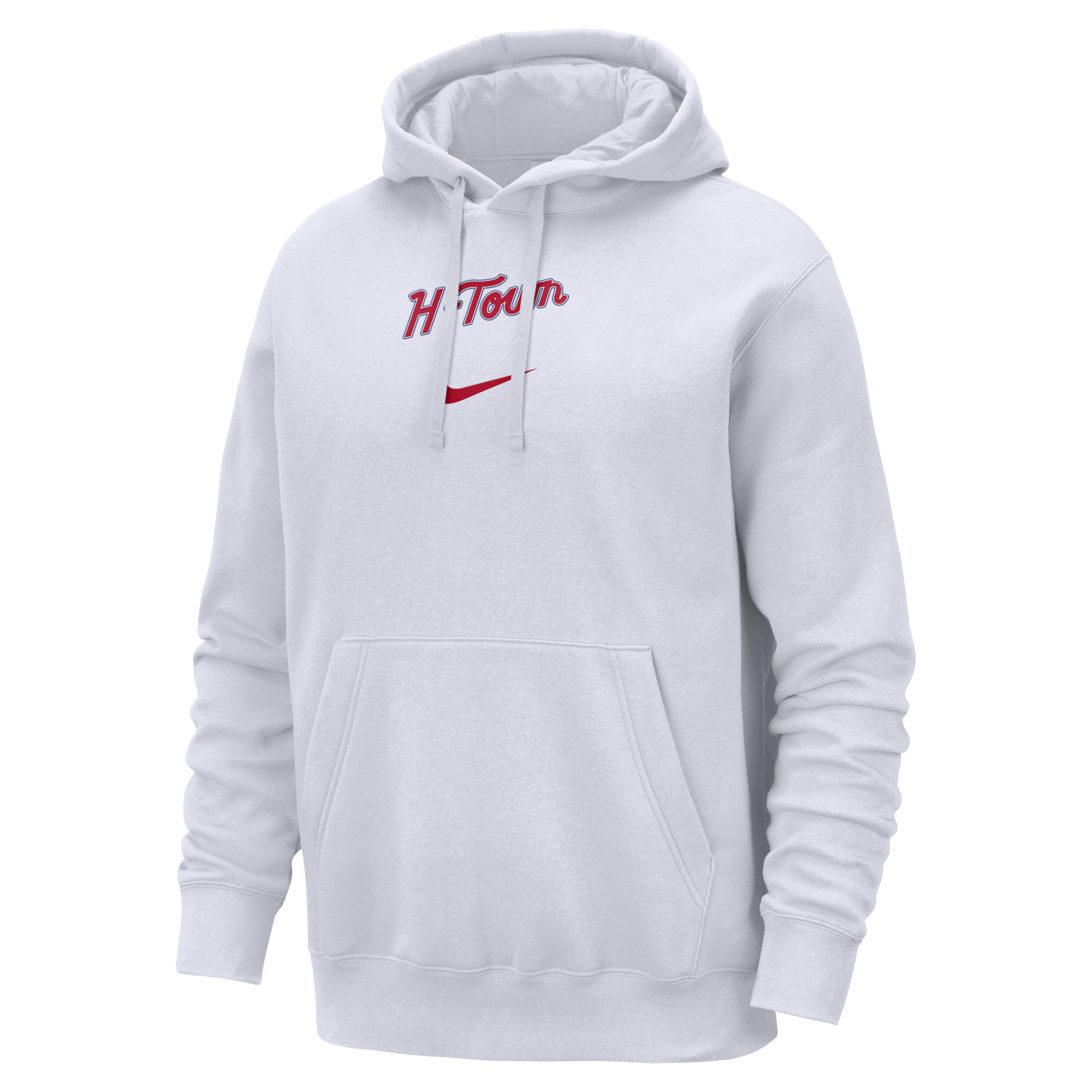 Nike Houston Rockets Club Fleece City Edition NBA-hoodie voor heren Wit