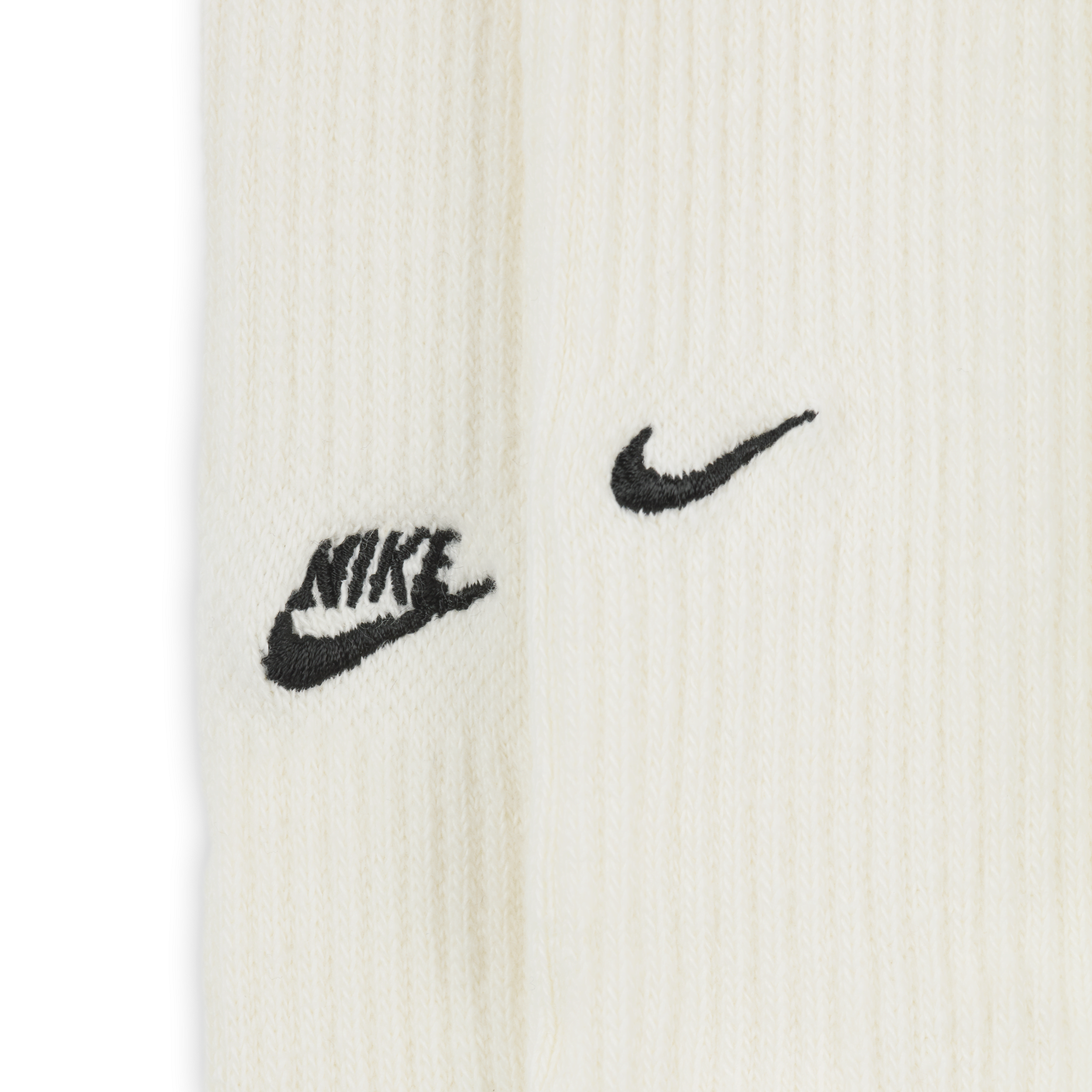 Chaussettes mi-mollet Nike Everyday Cushioned (2 paires) - Blanc