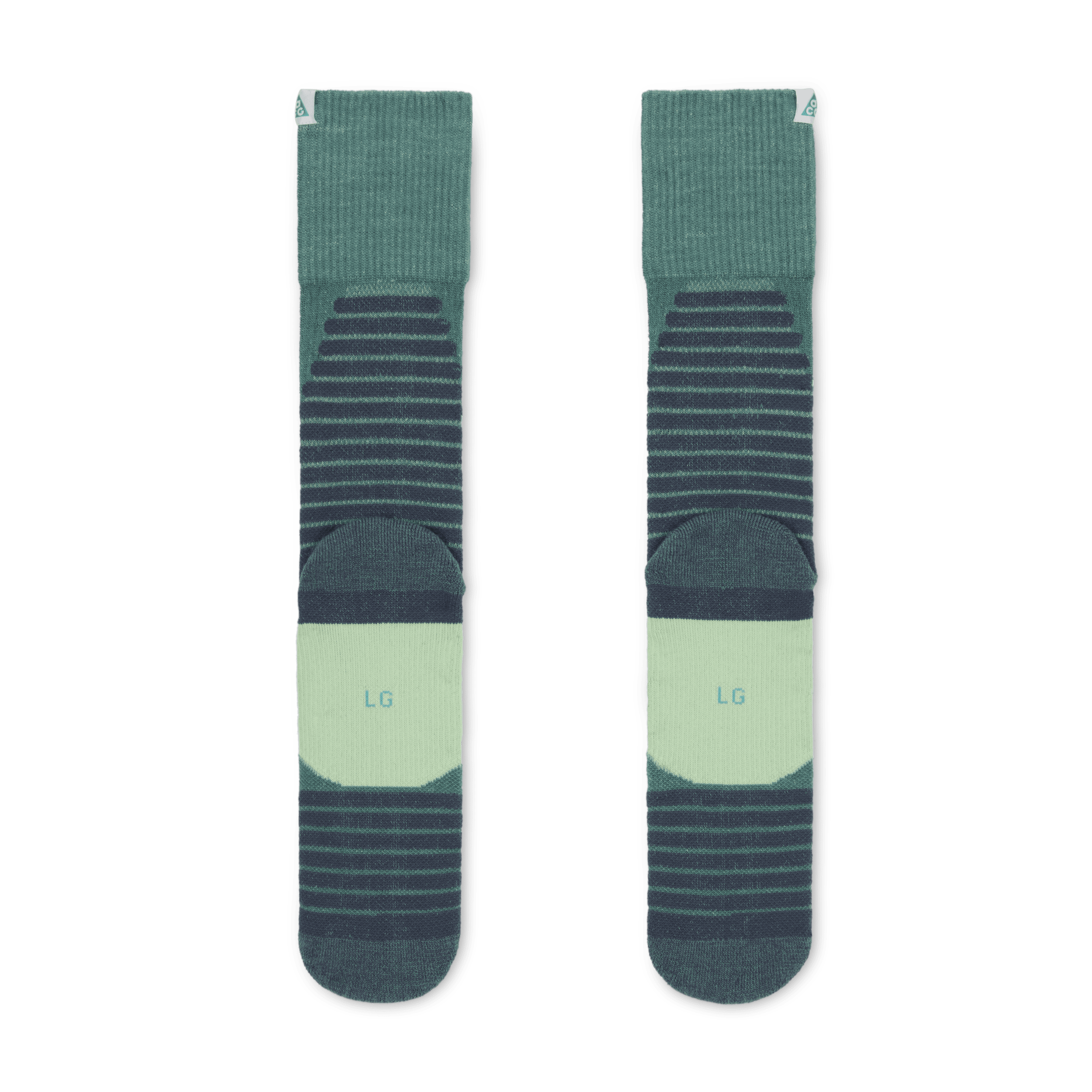 Chaussettes mi-mollet épaisses pour activités de plein air Nike ACG - Vert