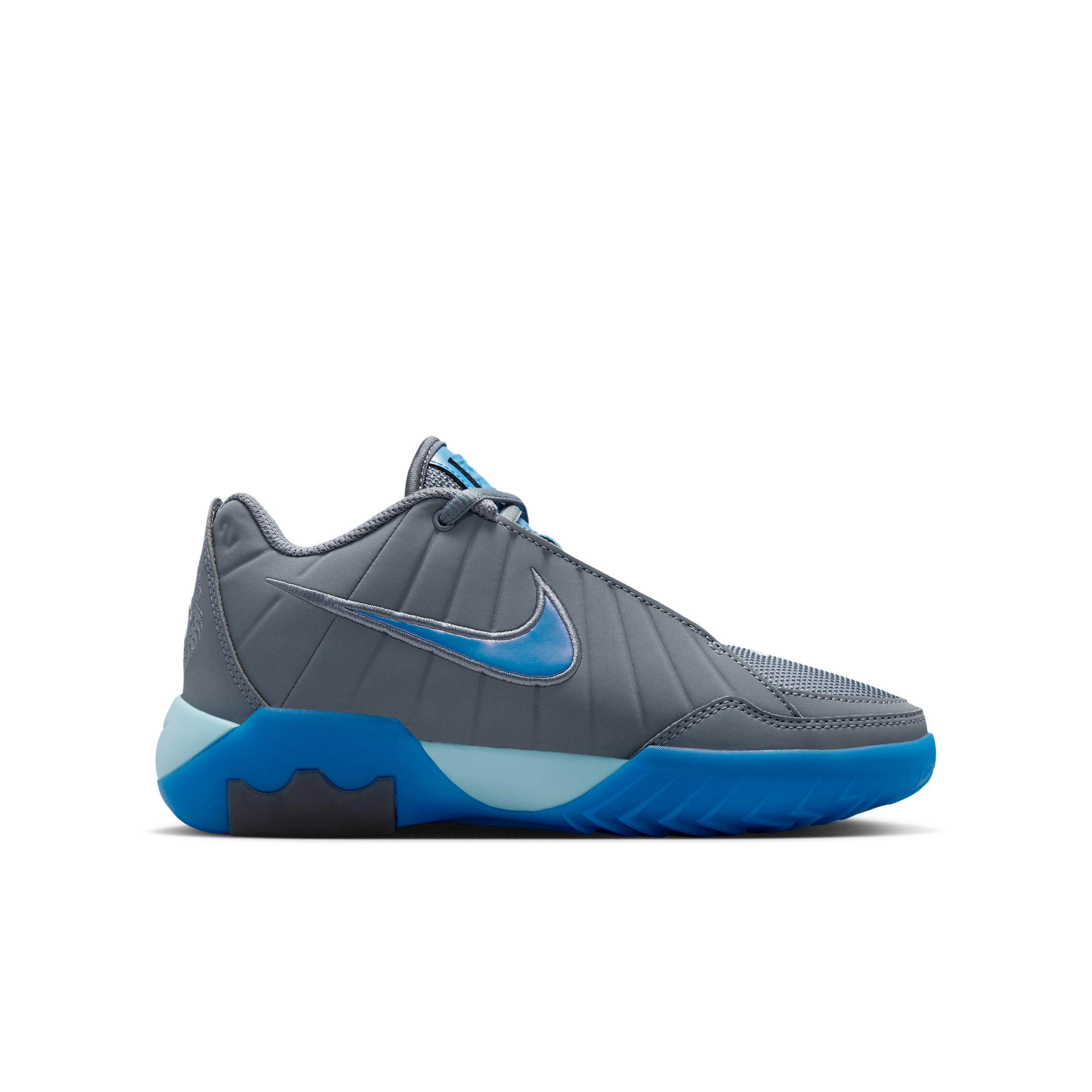 LeBron Witness 9 basketsko til store barn - Grå - HV2270-003