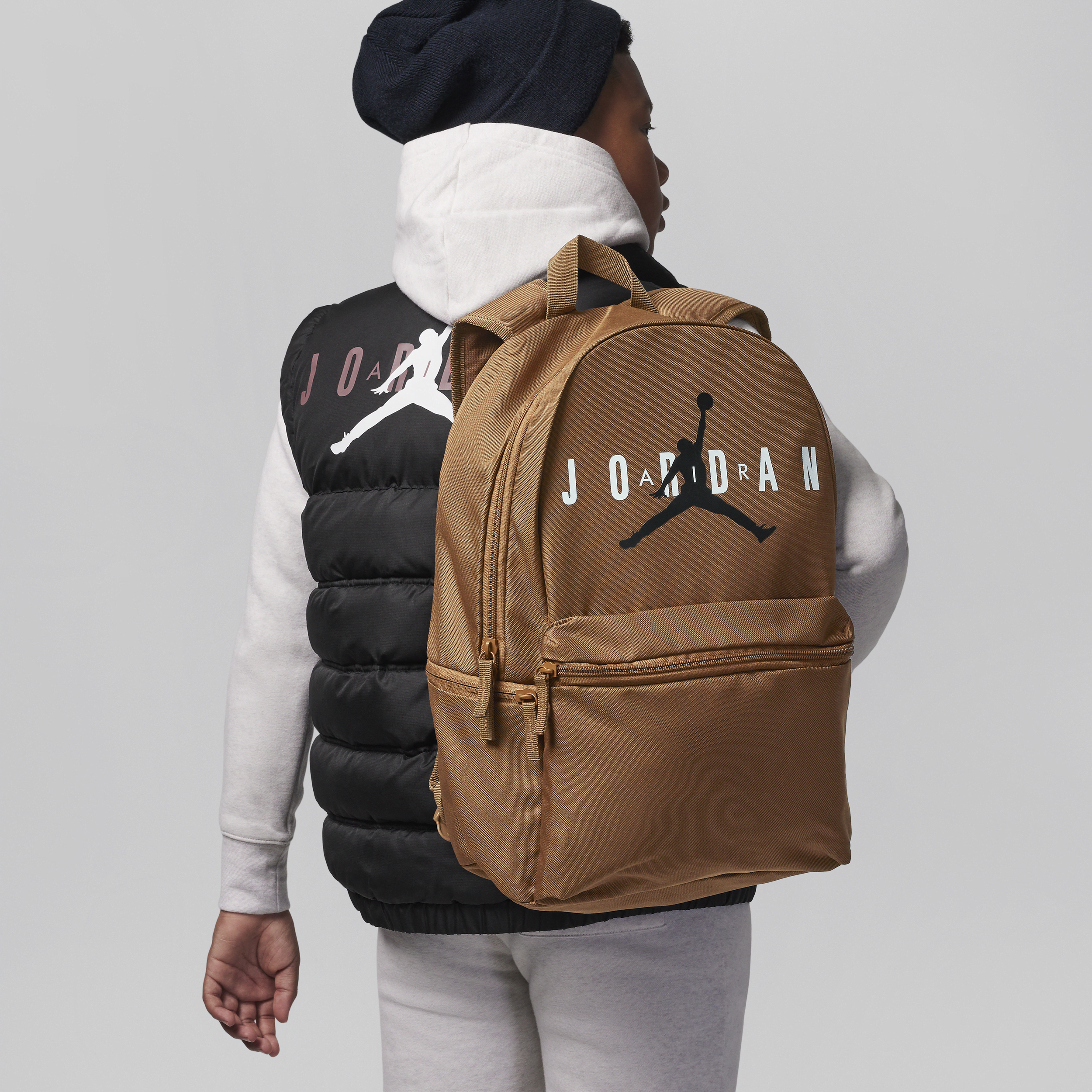 Image of Jordan Eco Daypack rugzak voor kids (19 liter) - Bruin