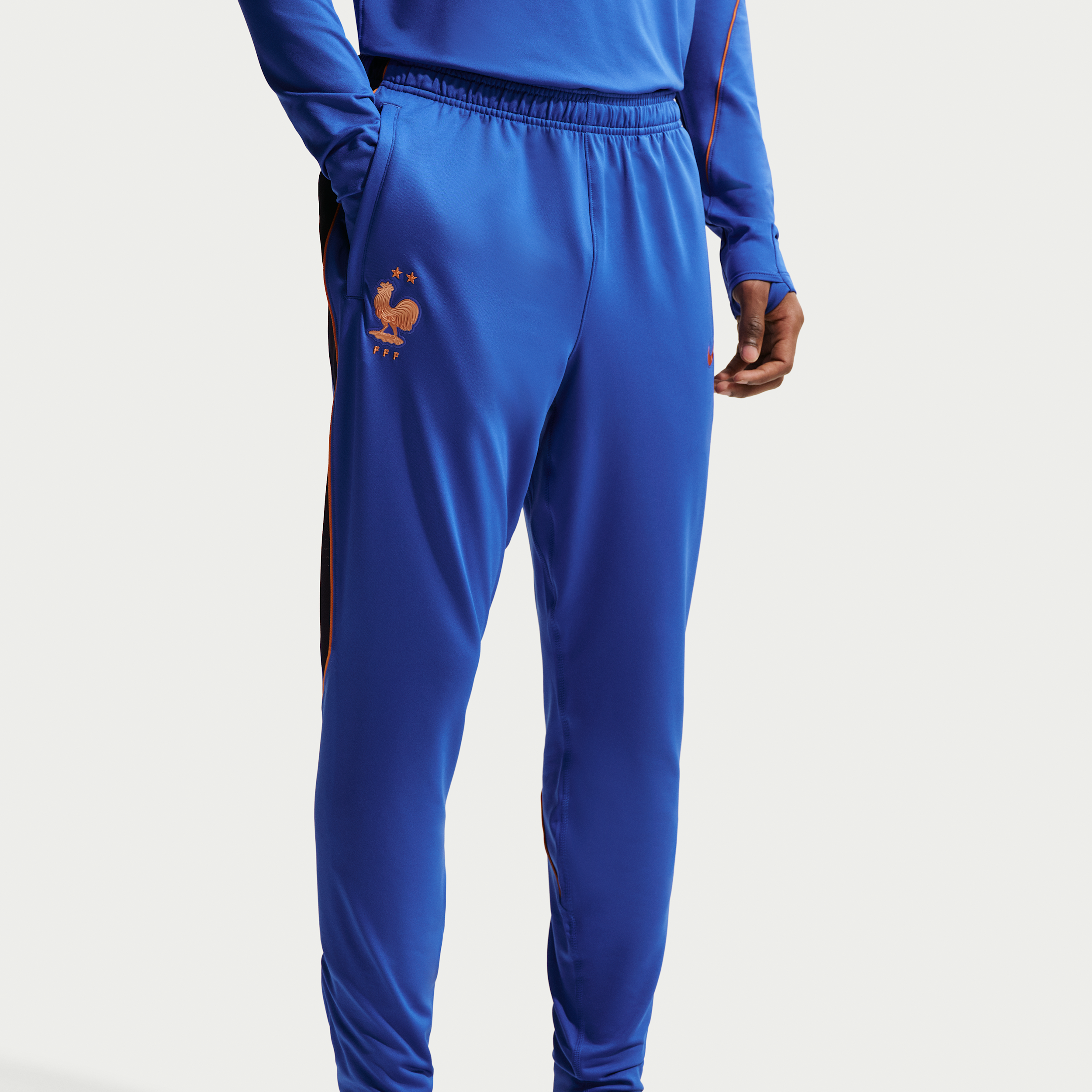Thumbnail - FFF Strike Nike Dri-FIT Strick-Fußballhose für Herren - Blau