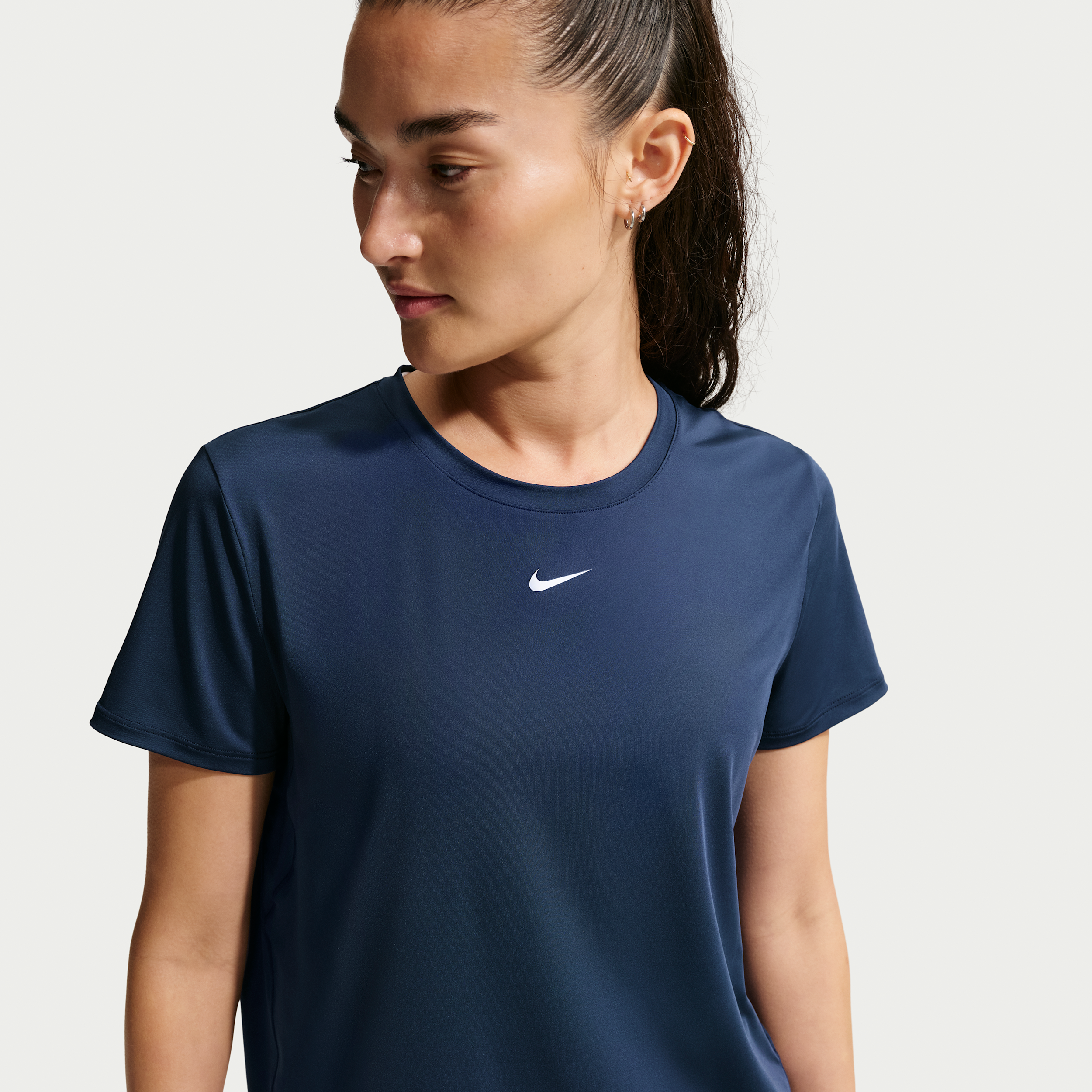 Thumbnail - Nike One Classic Dri-FIT Kurzarm-Oberteil für Damen - Blau