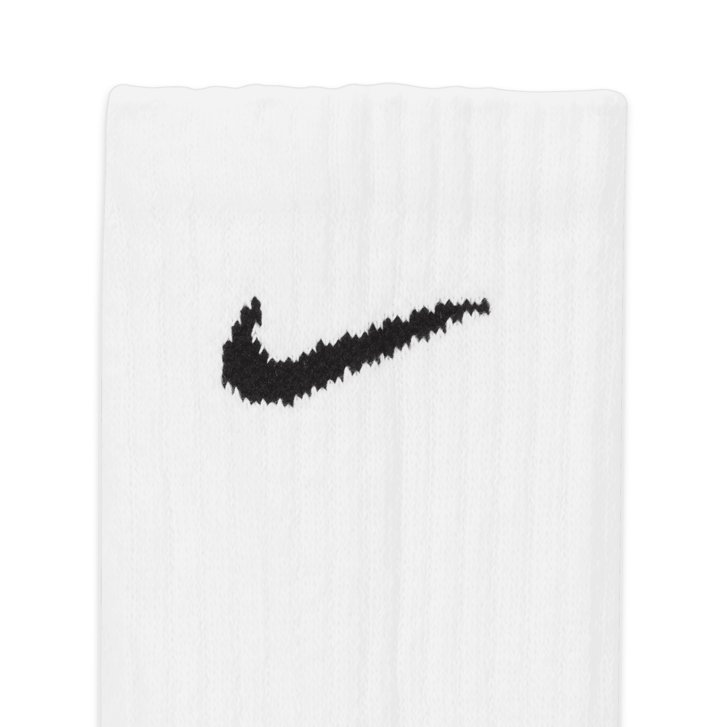 Chaussettes de training mi-mollet Nike Everyday Cushioned (6 paires) - Blanc