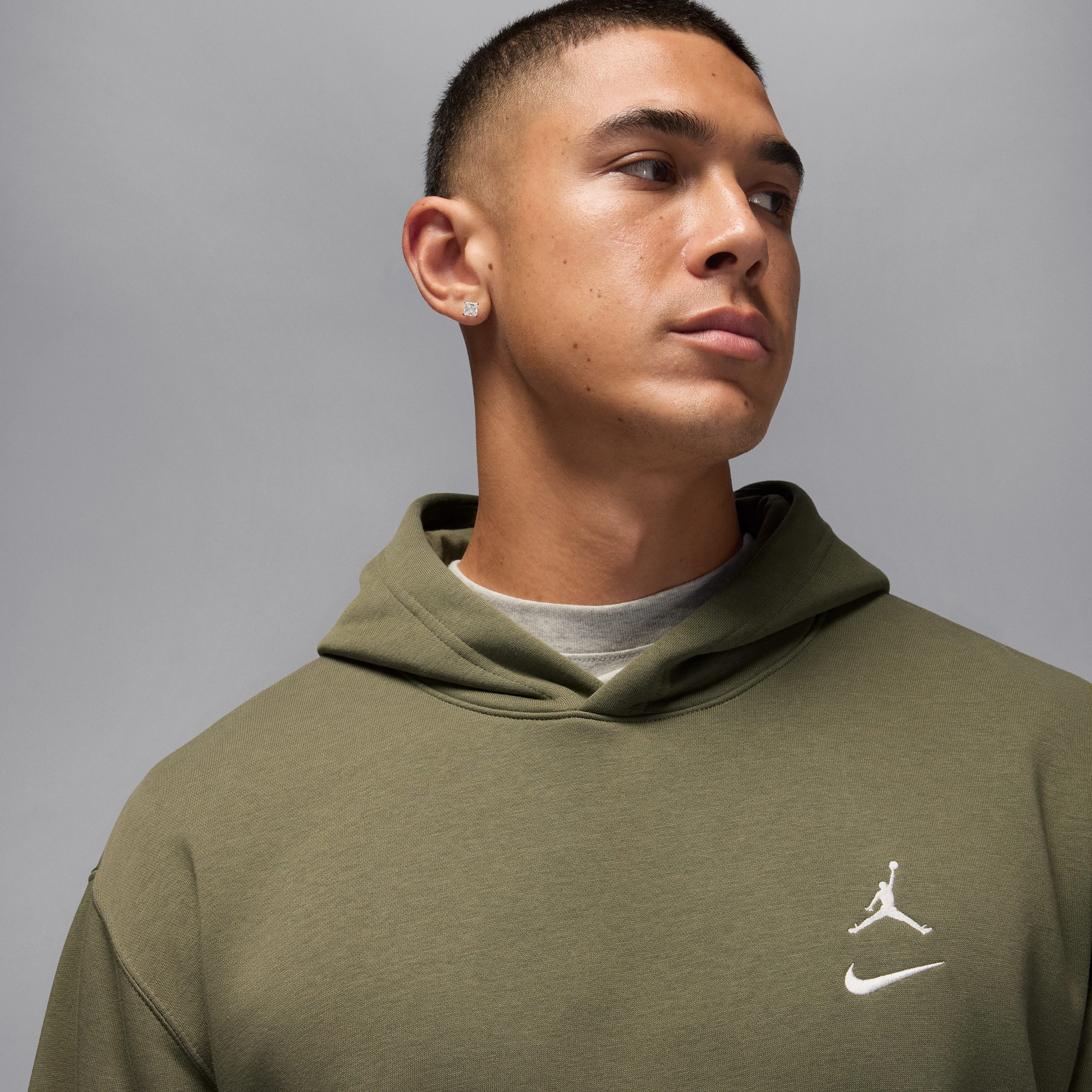 Thumbnail - Jordan Brooklyn Fleece Hoodie (Herren) - Grün