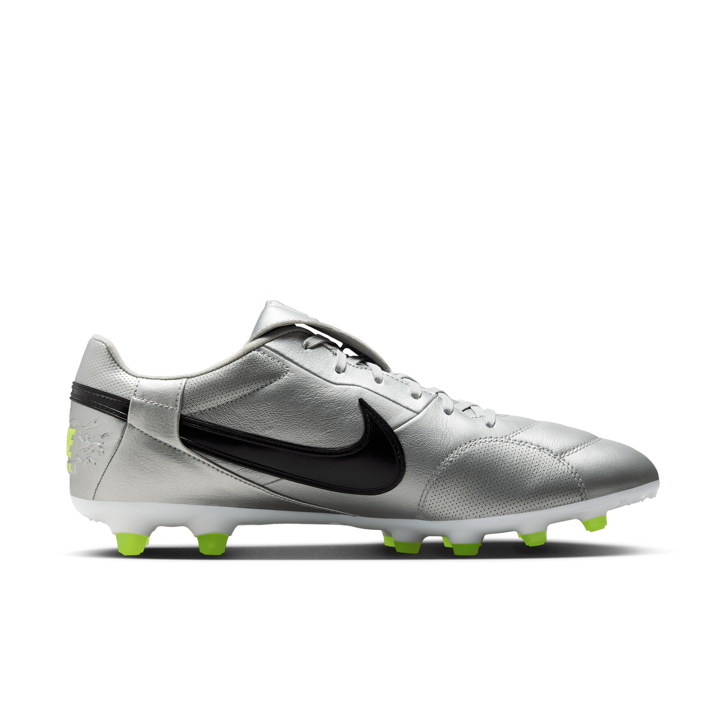 Chuteiras de futebol de perfil baixo para terreno firme Nike Premier 3 - Cinzento - HM0265-004