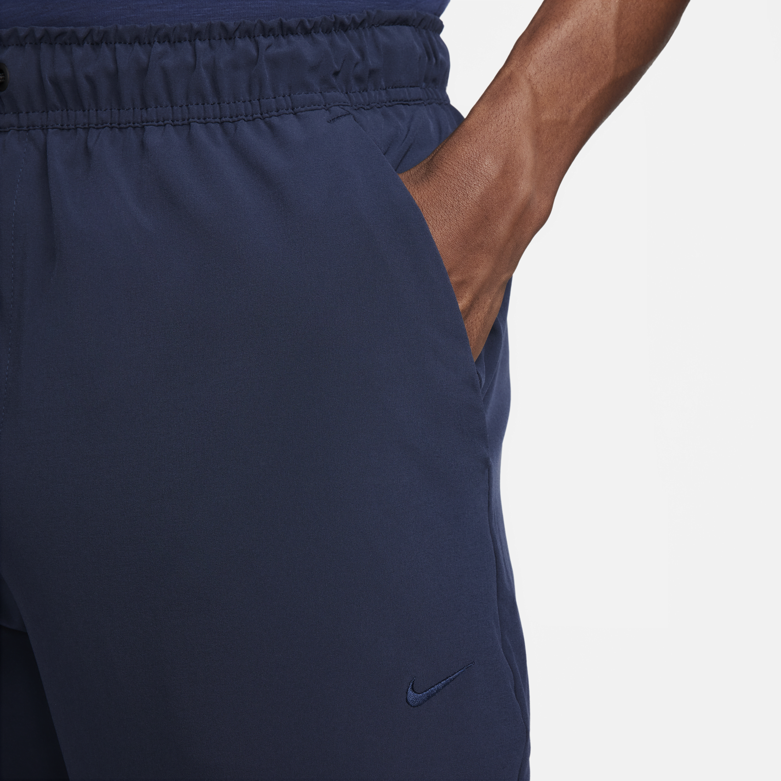 Pantalon avec ouvertures à zip Nike Dri-FIT Unlimited pour homme - Bleu