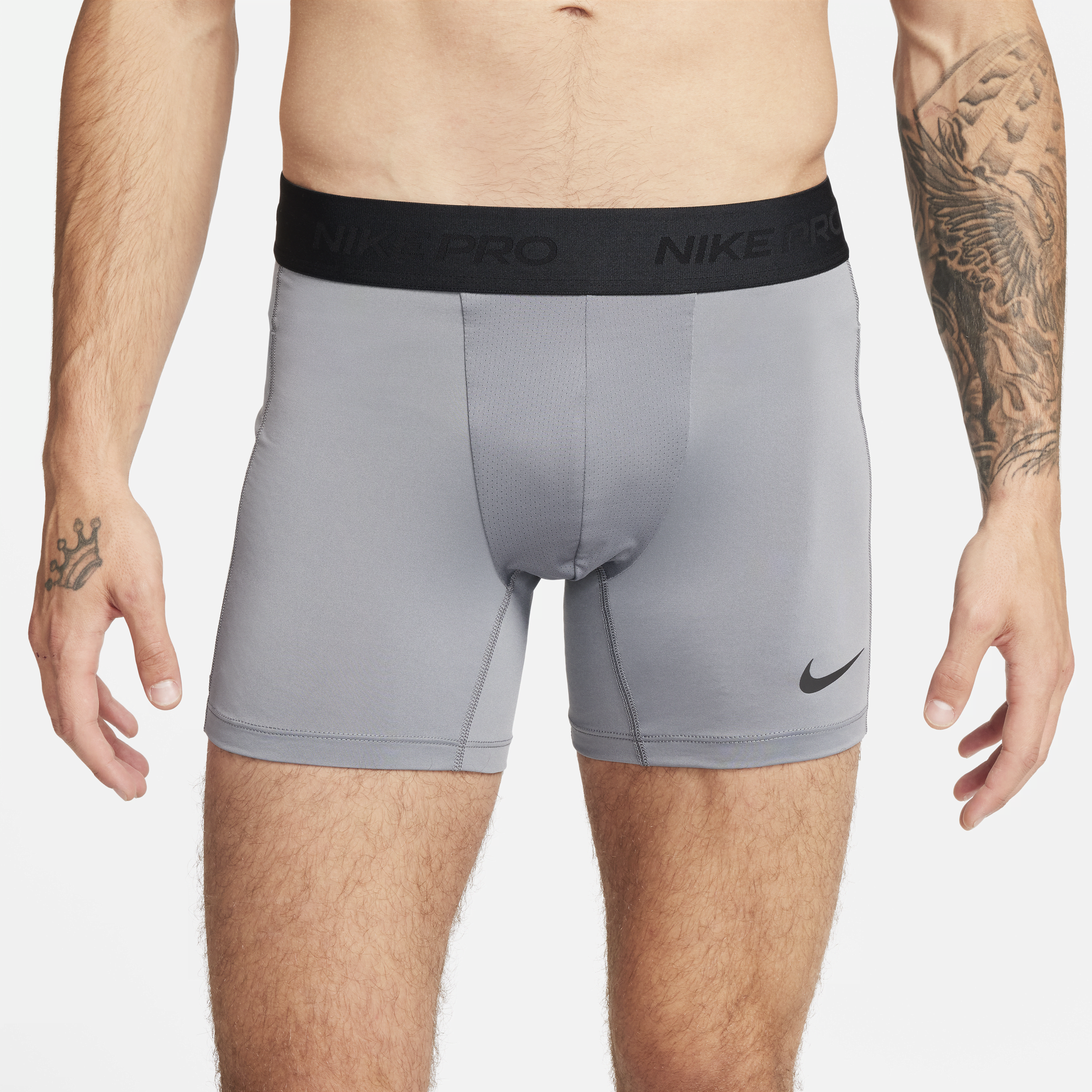 Nike Pro Dri-FIT shorts met binnenbroek voor heren Grijs