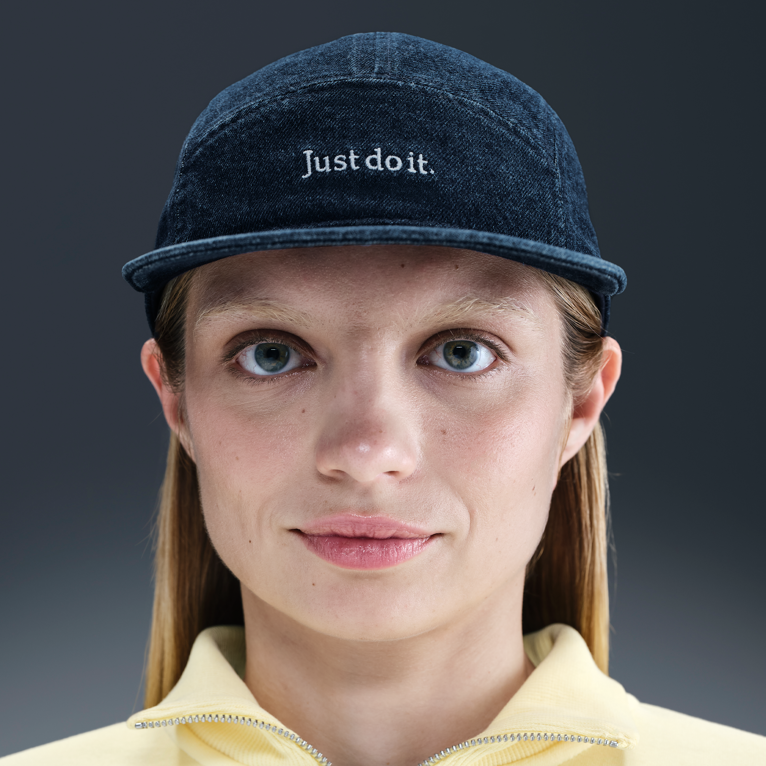 Nike Fly Unstructured Denim Cap - Blue