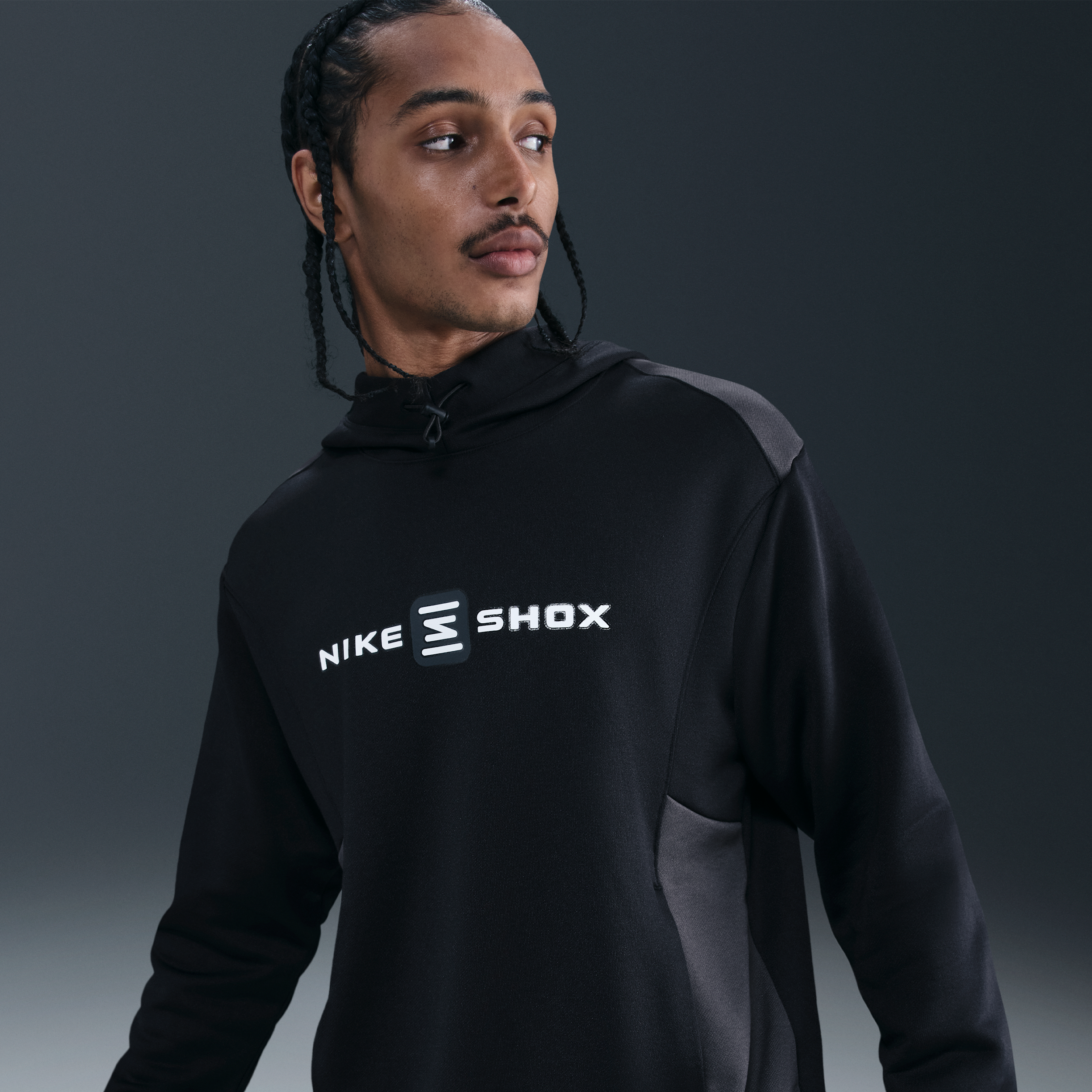 Thumbnail - Nike Shox-Hoodie (Herren) - Schwarz