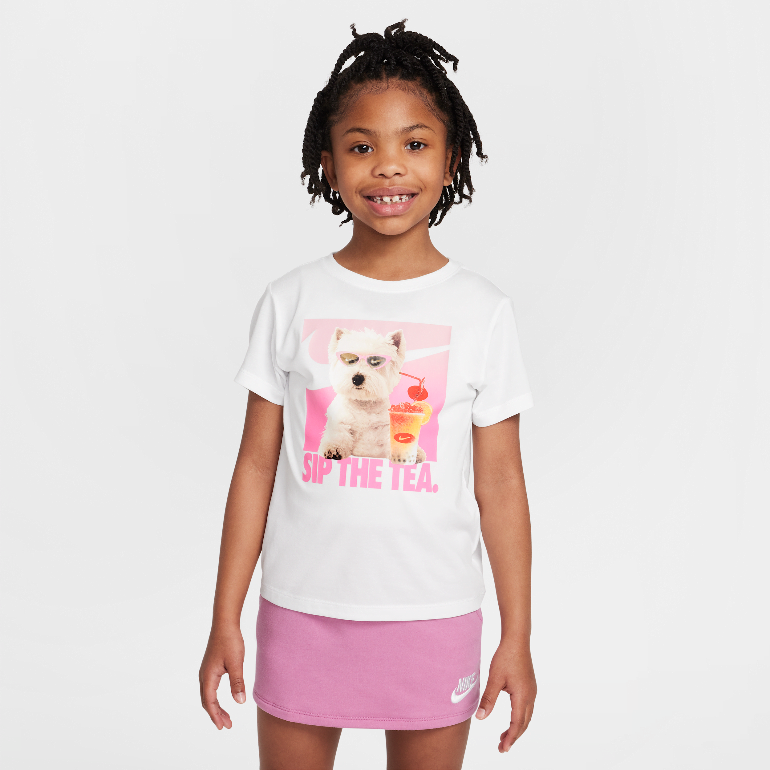 Nike Bopa Pup T-shirt voor kleuters - Wit
