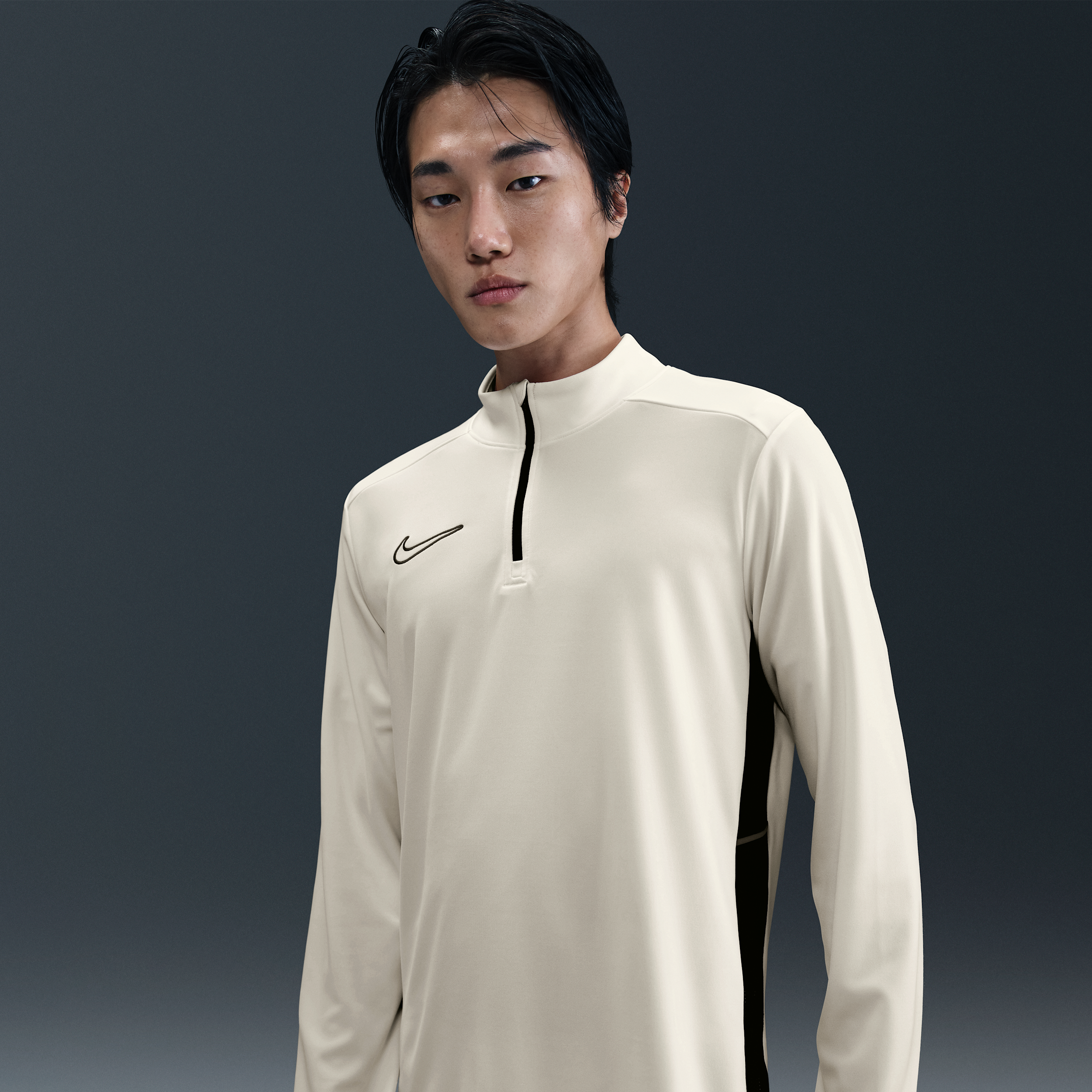 Thumbnail - Nike Academy Dri-FIT Fußball-Drill-Oberteil (Herren) - Weiß