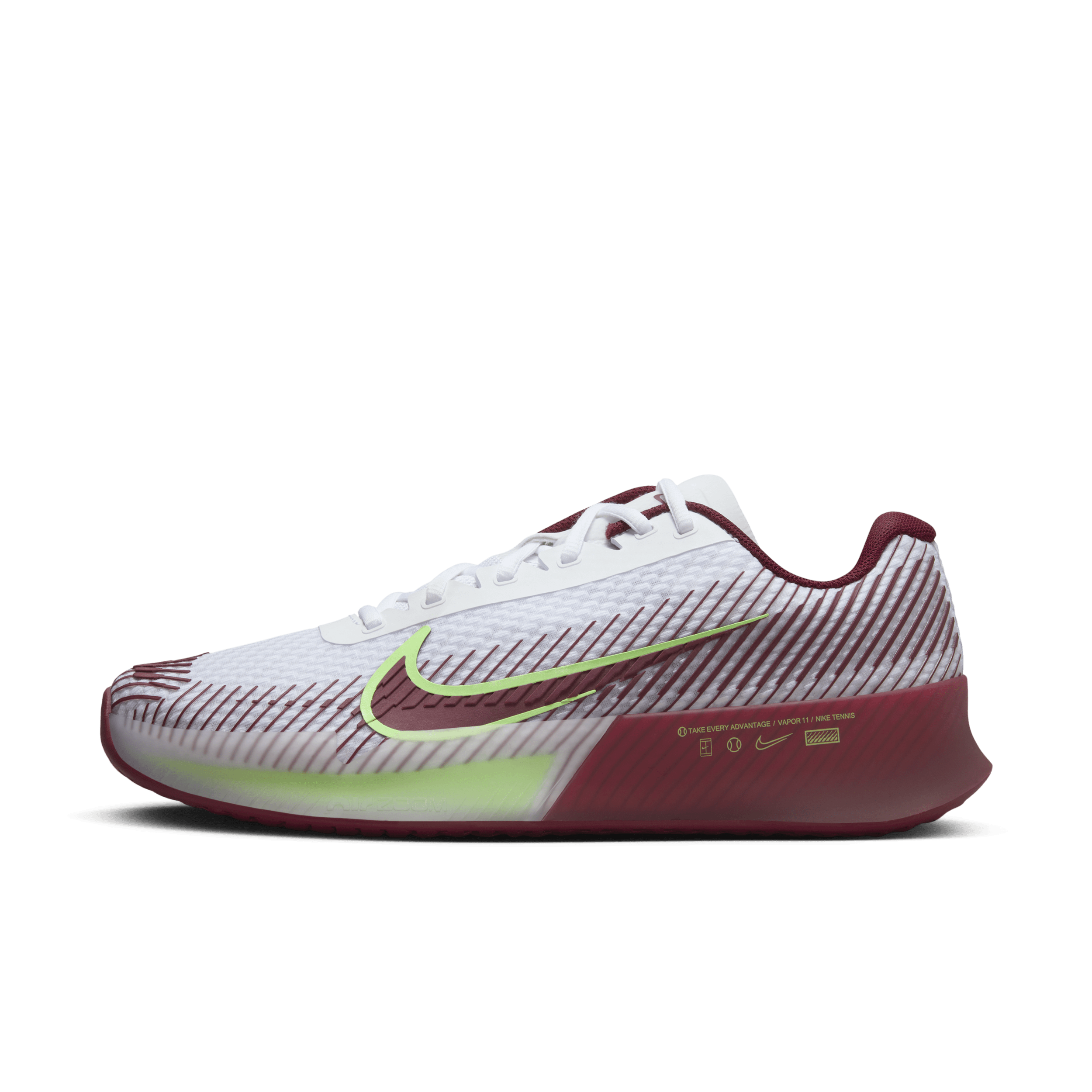 NikeCourt Air Zoom Vapor 11 tennissko for hardcourt til herre - Hvit - DR6966-104